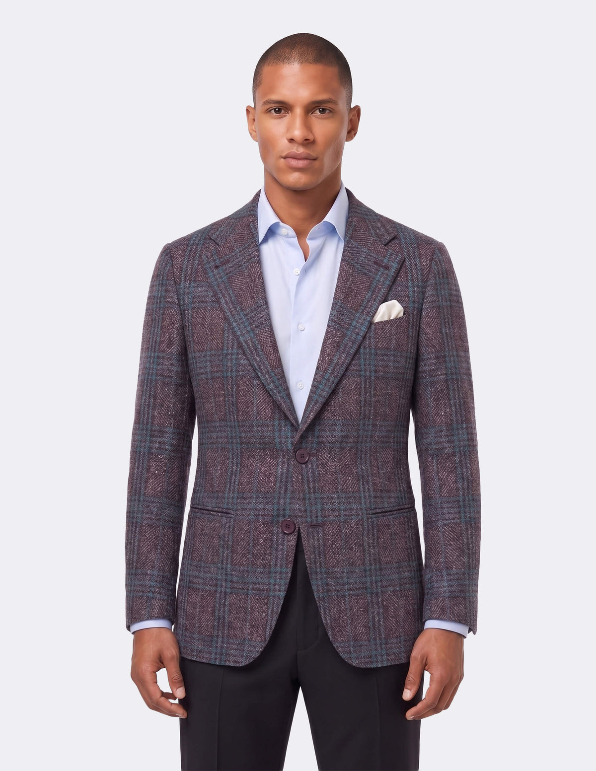 The Velmoro Plum Single-Breasted Jacket - Samir Bachkami