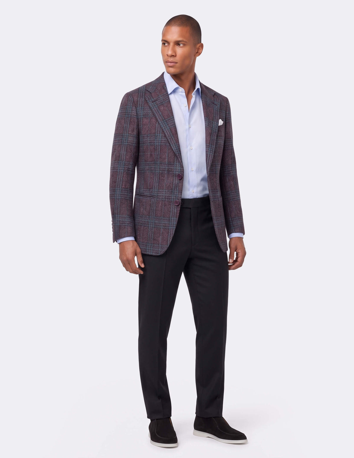 The Velmoro Plum Single-Breasted Jacket - Samir Bachkami