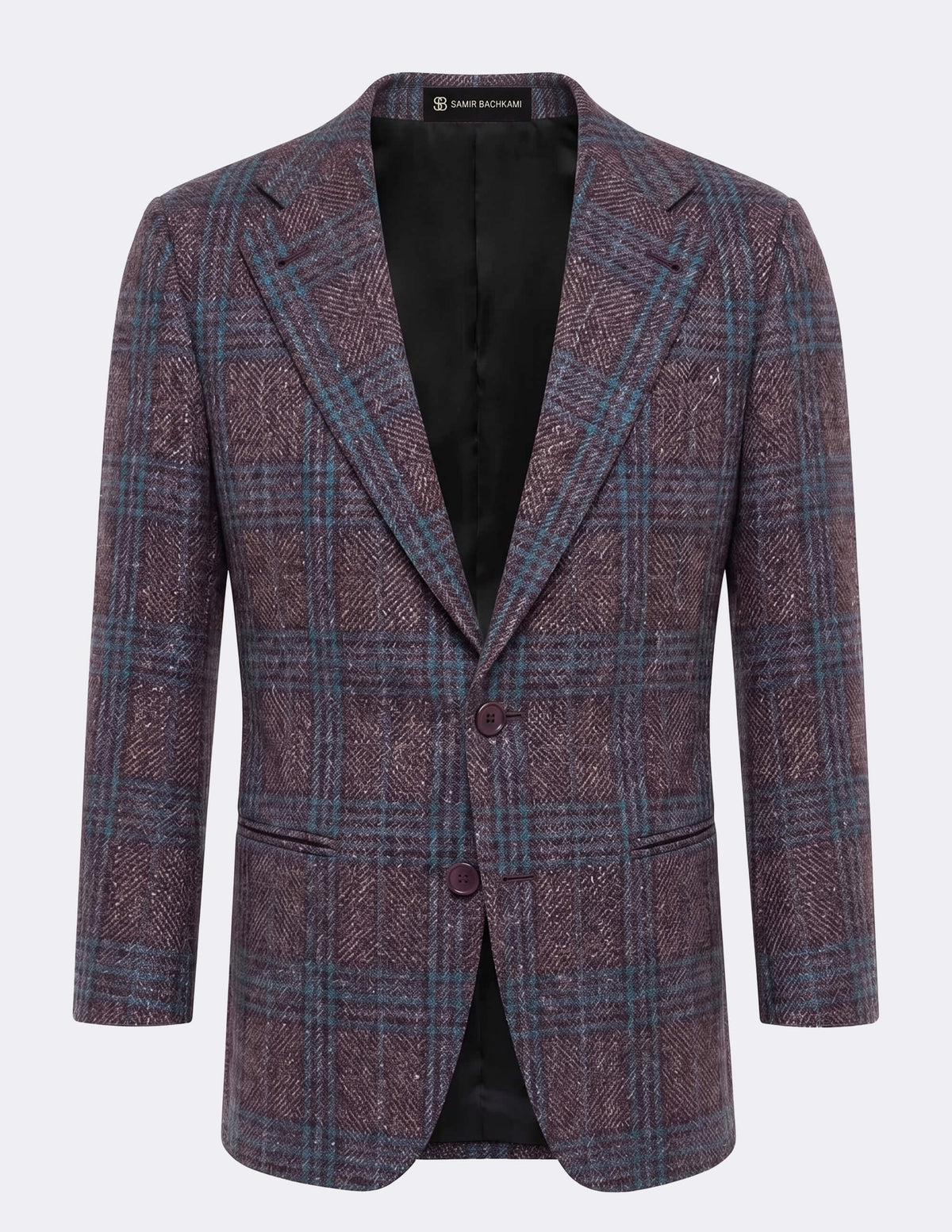 The Velmoro Plum Single-Breasted Jacket - Samir Bachkami