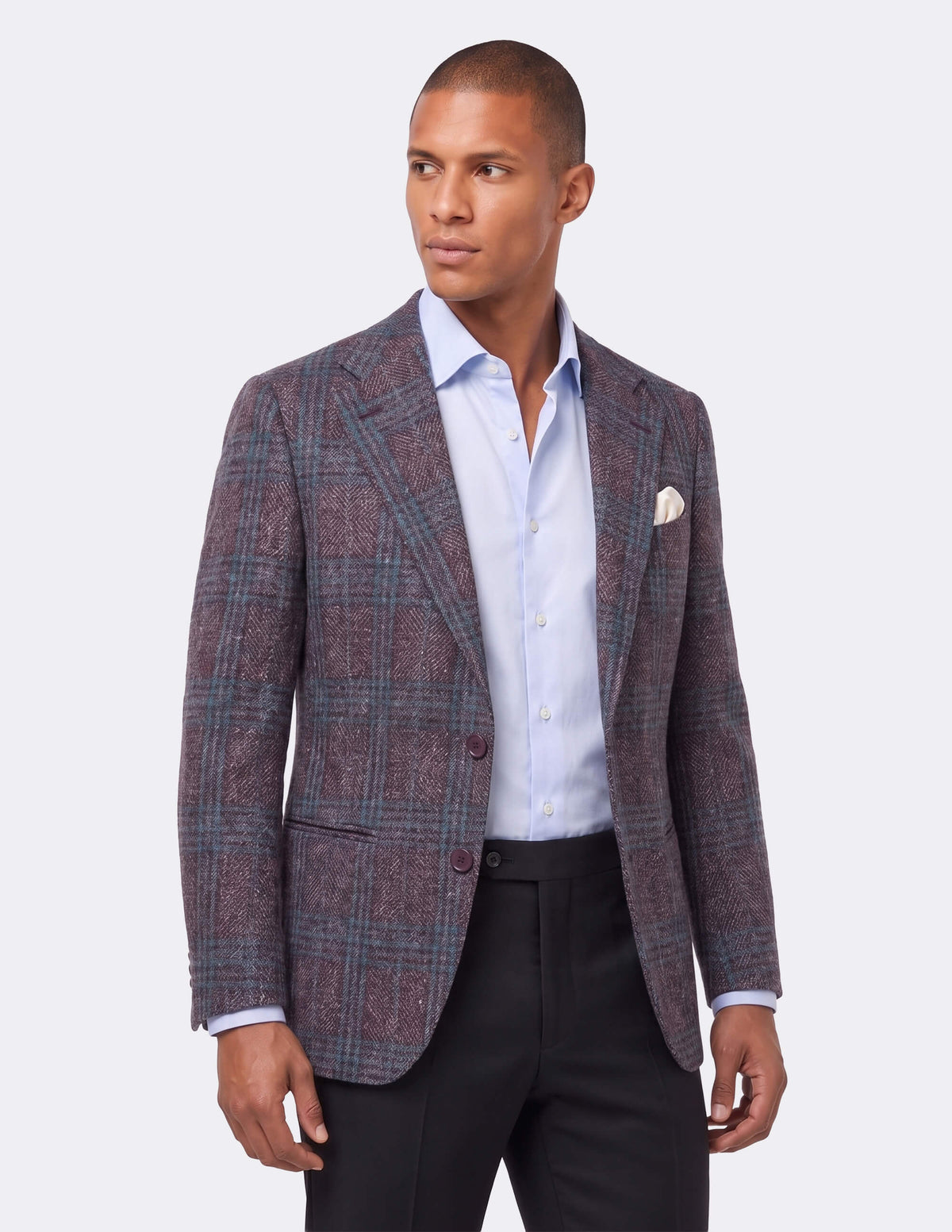 The Velmoro Plum Single-Breasted Jacket - Samir Bachkami
