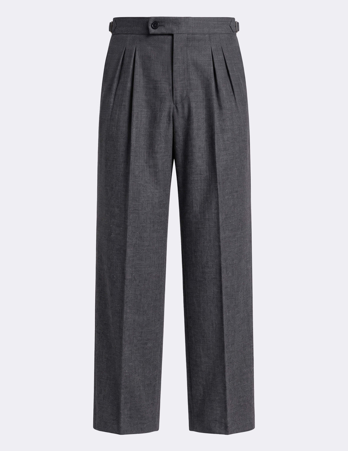 The Velsaro Grey Wide-Leg Trousers - Samir Bachkami