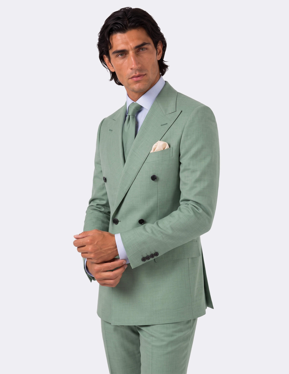 The Verona Double-Breasted Suit - Samir Bachkami