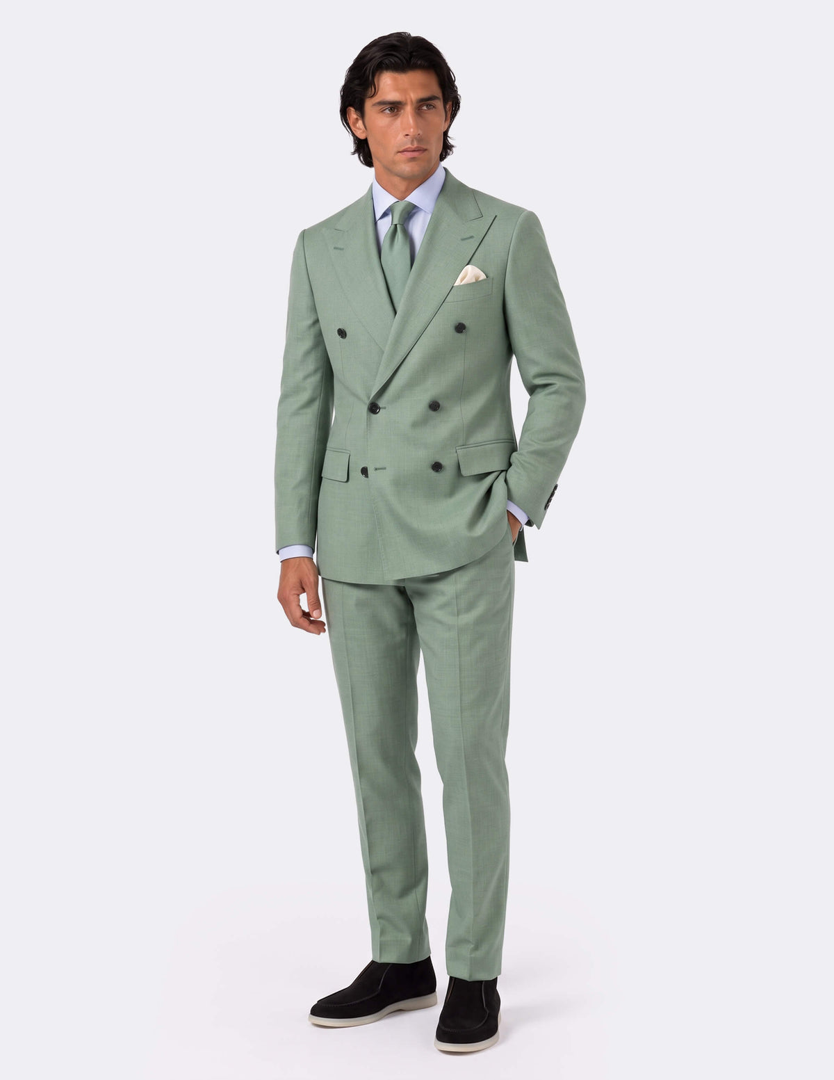 The Verona Double-Breasted Suit - Samir Bachkami