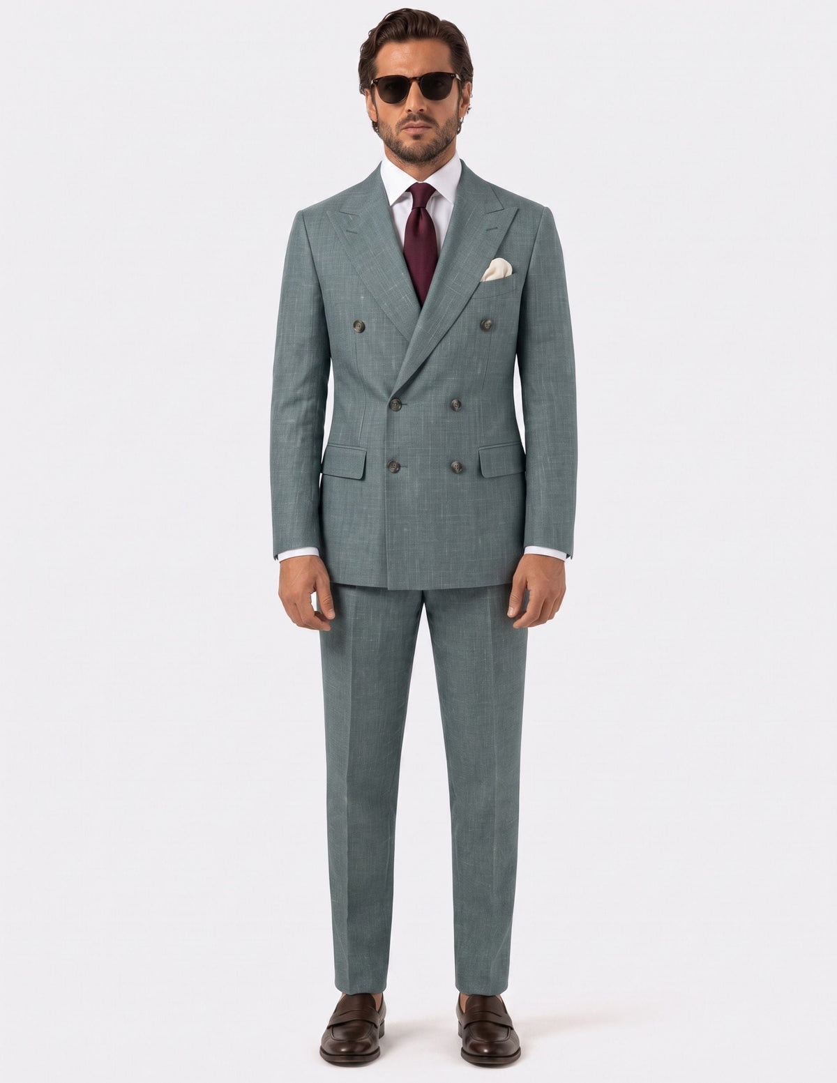 The Virello Sage Double-Breasted Jacket - Samir Bachkami