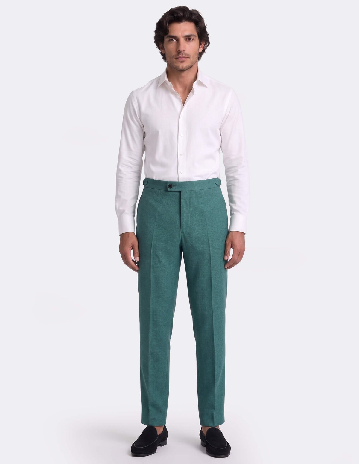 The Viresto Teal Trousers - Samir Bachkami