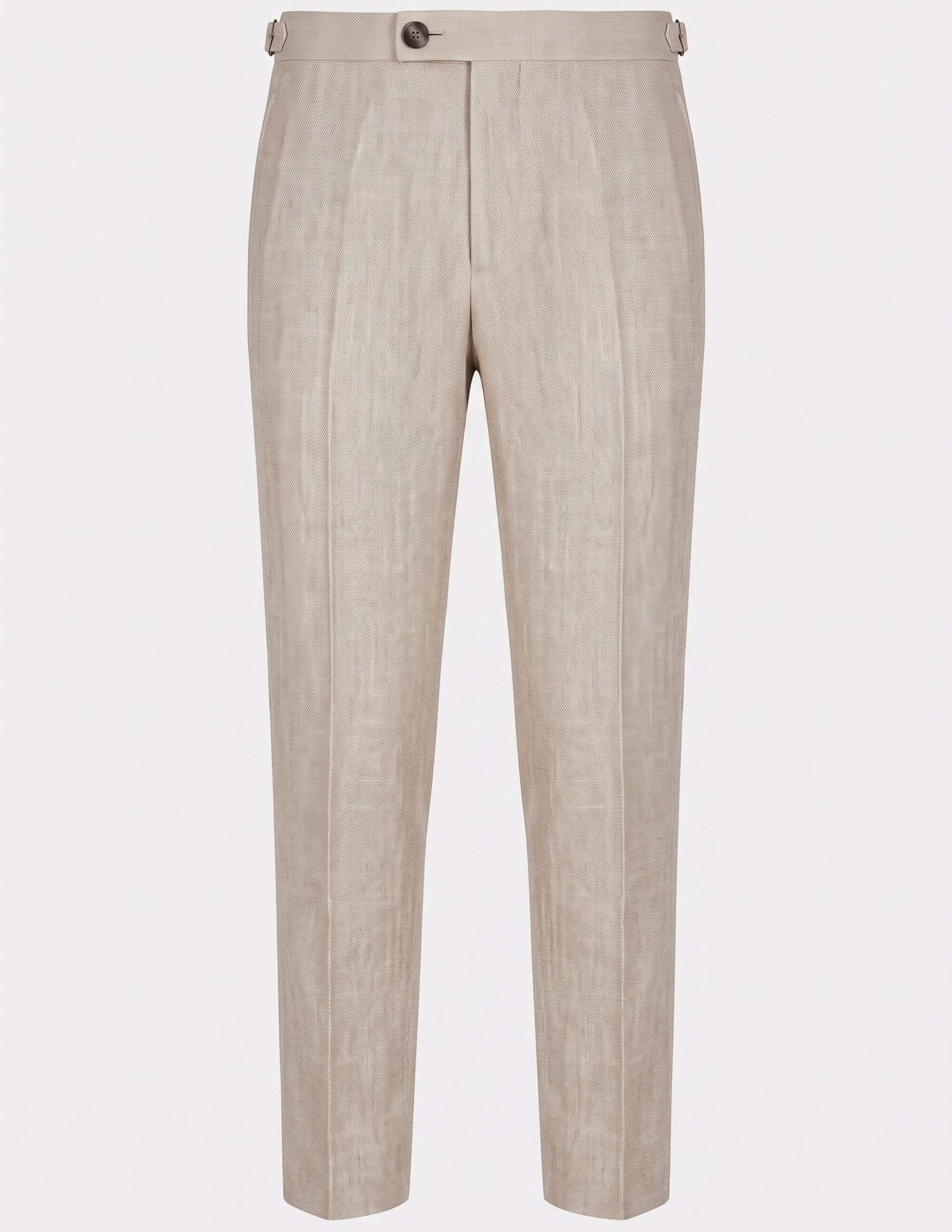The Lecce Taupe Stripe Single-Breasted Suit