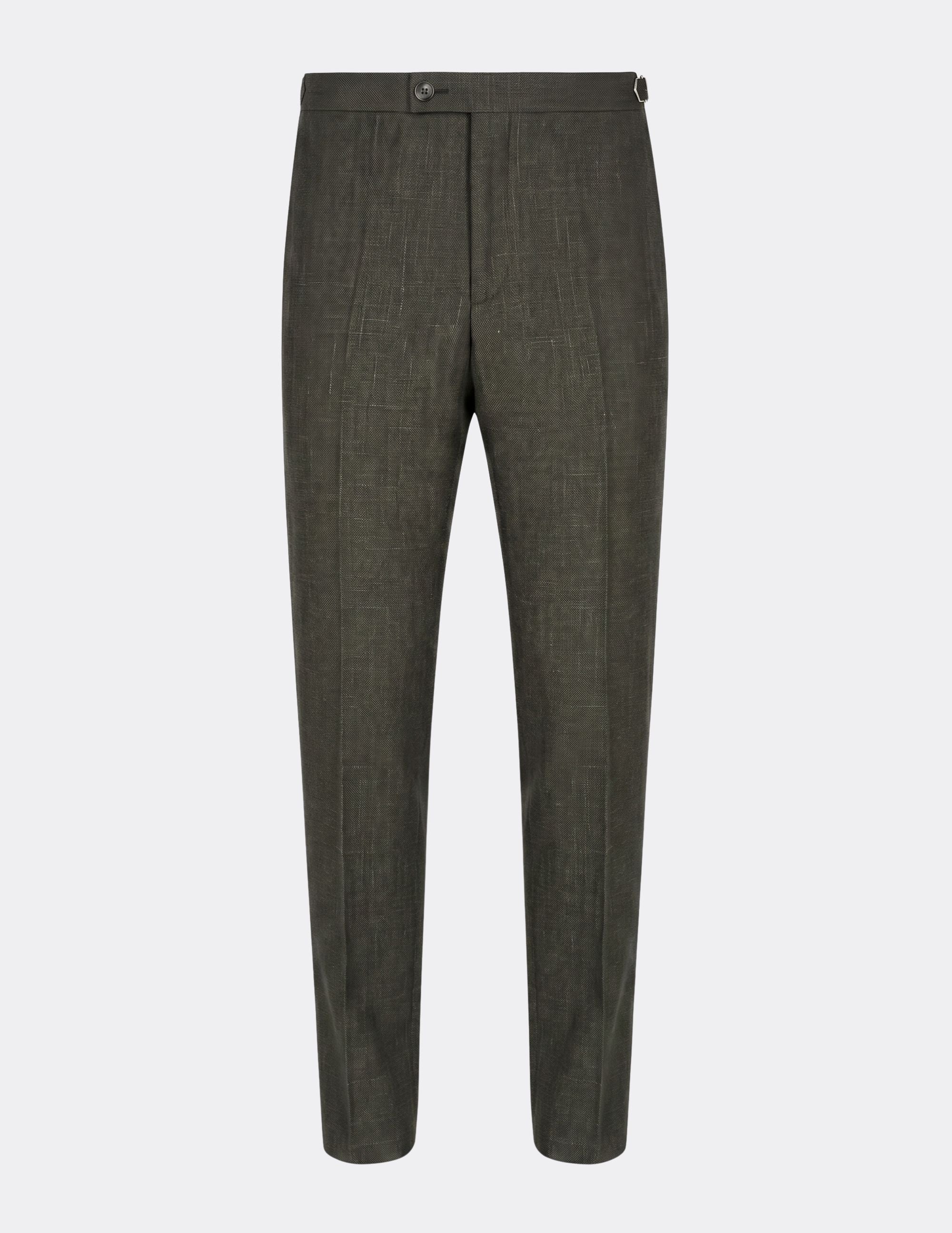 The Val d’Orcia Olive Double-Breasted Suit