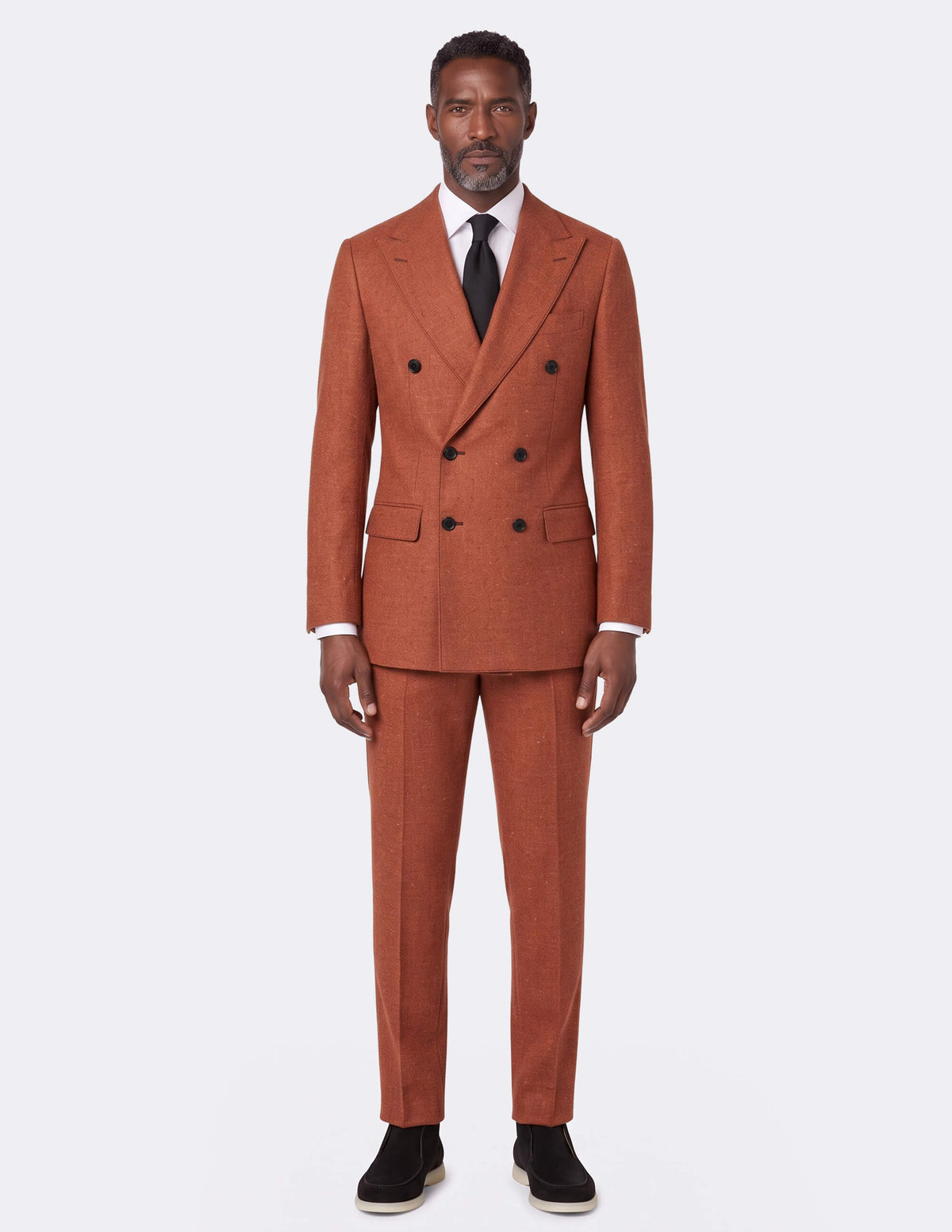 Tuscan Ember Breasted Suit - Samir Bachkami