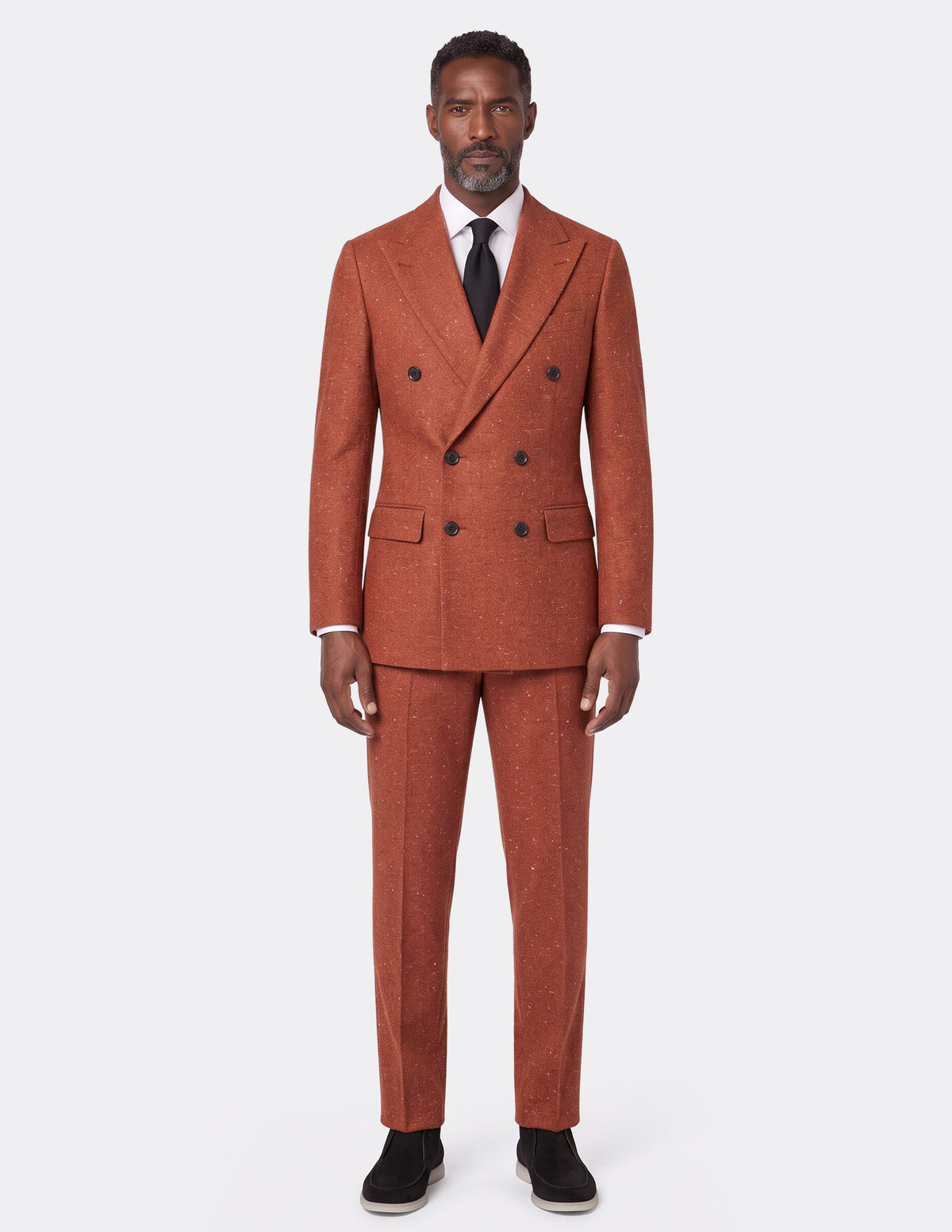 Tuscan Ember Breasted Suit - Samir Bachkami