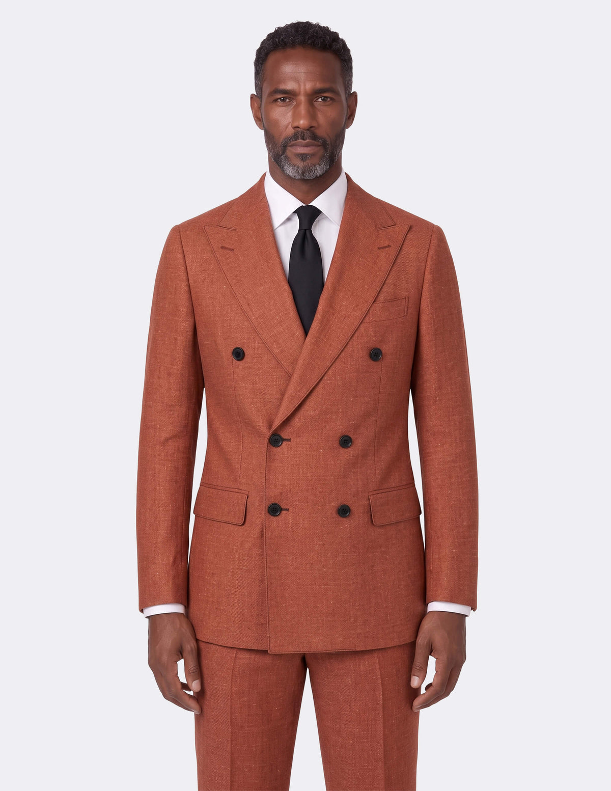 Tuscan Ember Breasted Suit - Samir Bachkami