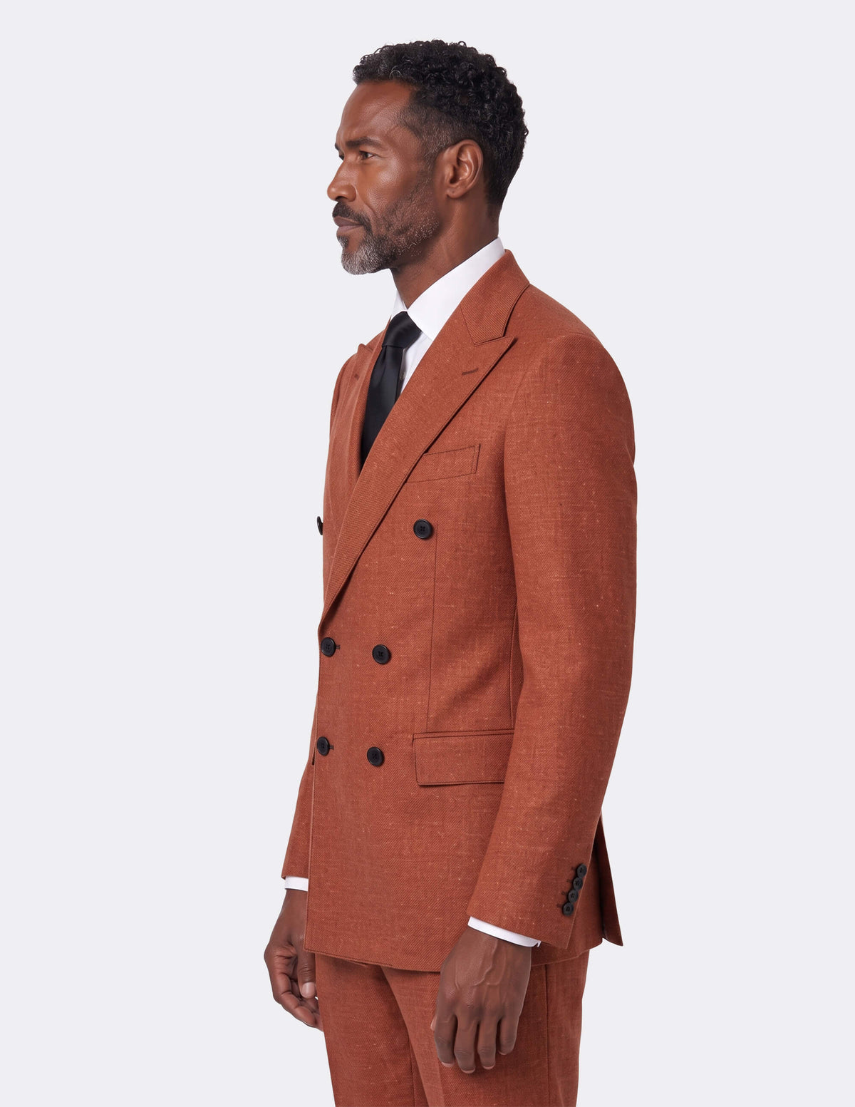 Tuscan Ember Breasted Suit - Samir Bachkami