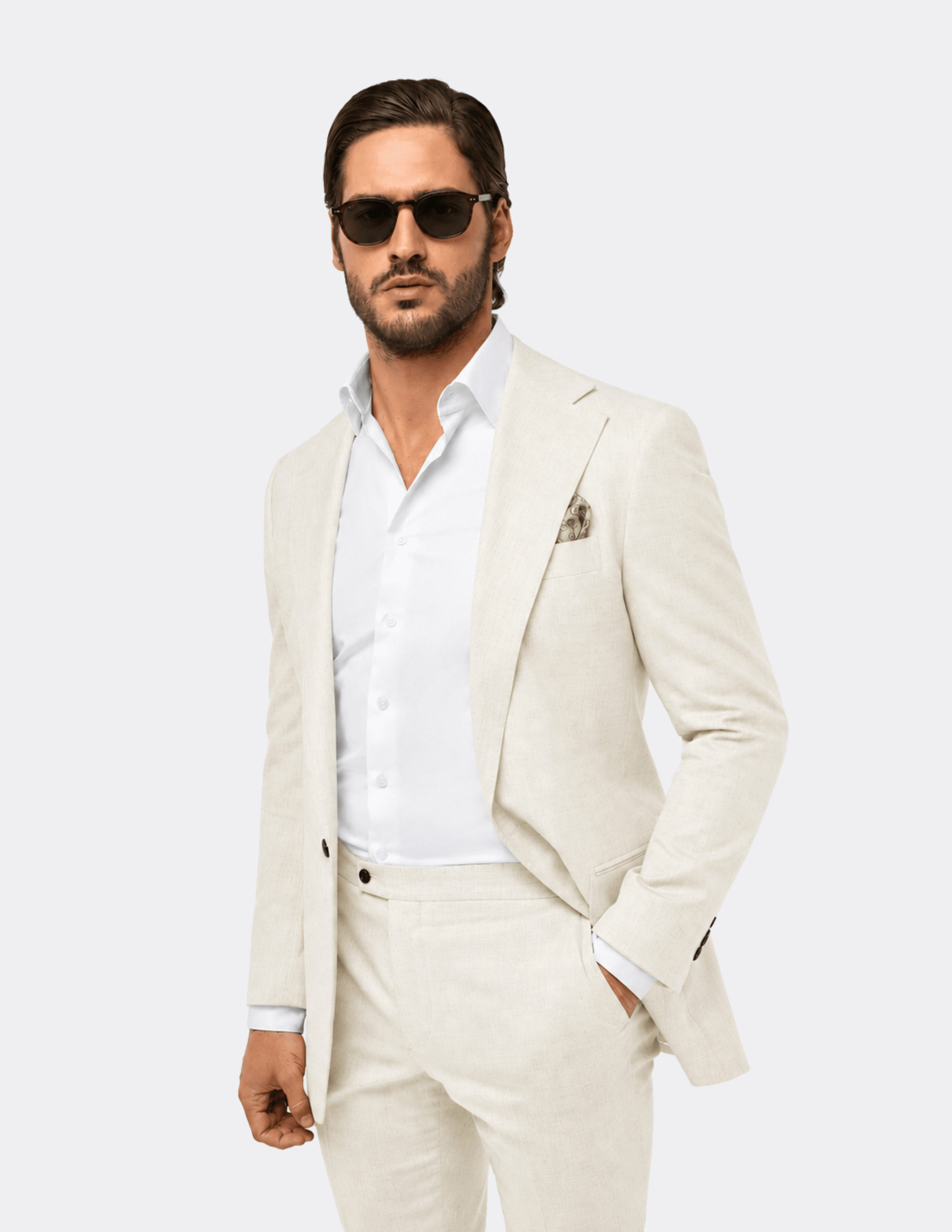 Valmont Cream Suit - Samir Bachkami