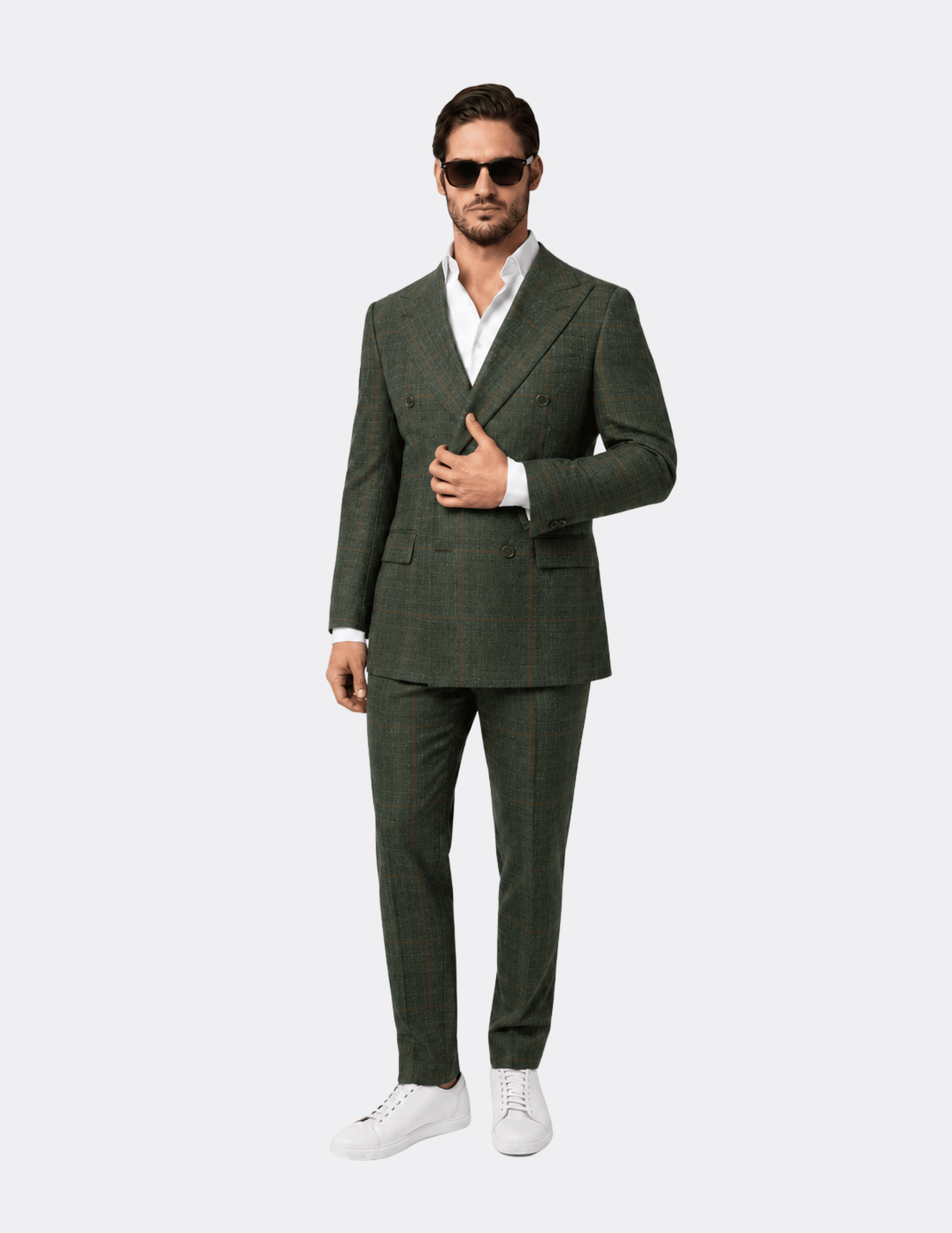 Verde Savona Double Breasted Suit - Samir Bachkami