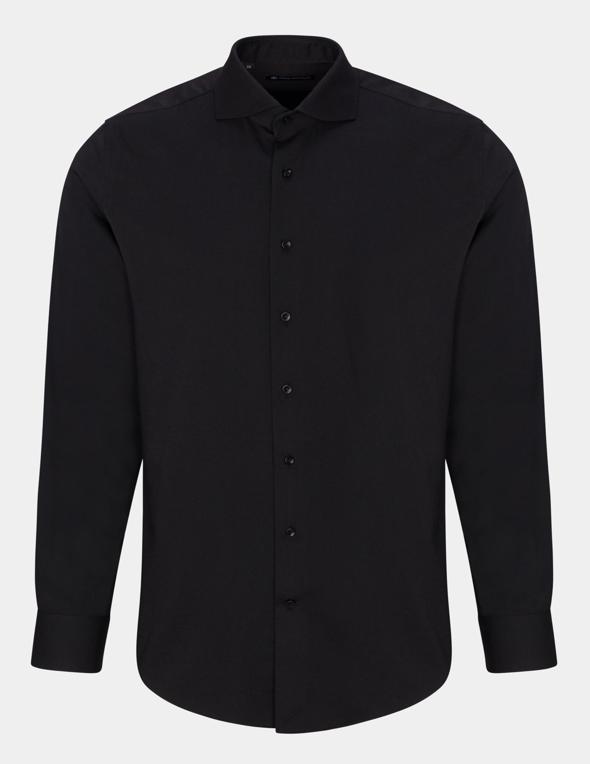Black Bamboo Slim Fit Shirt - Samir Bachkami
