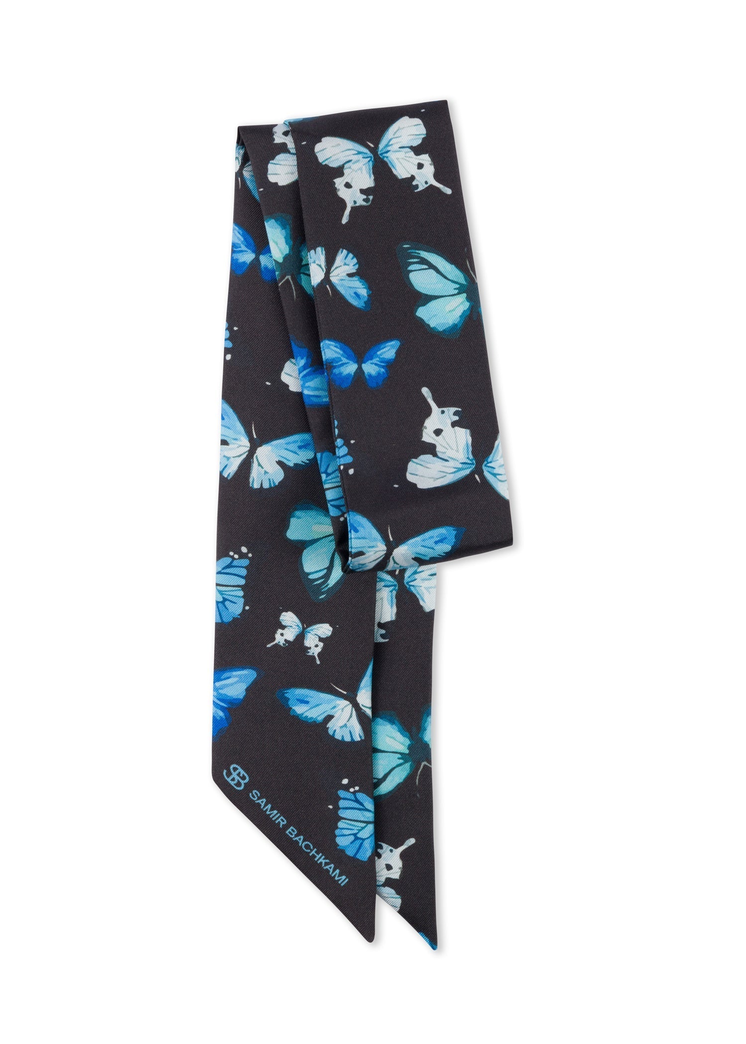 Black Butterfly Handkerchief - Samir Bachkami