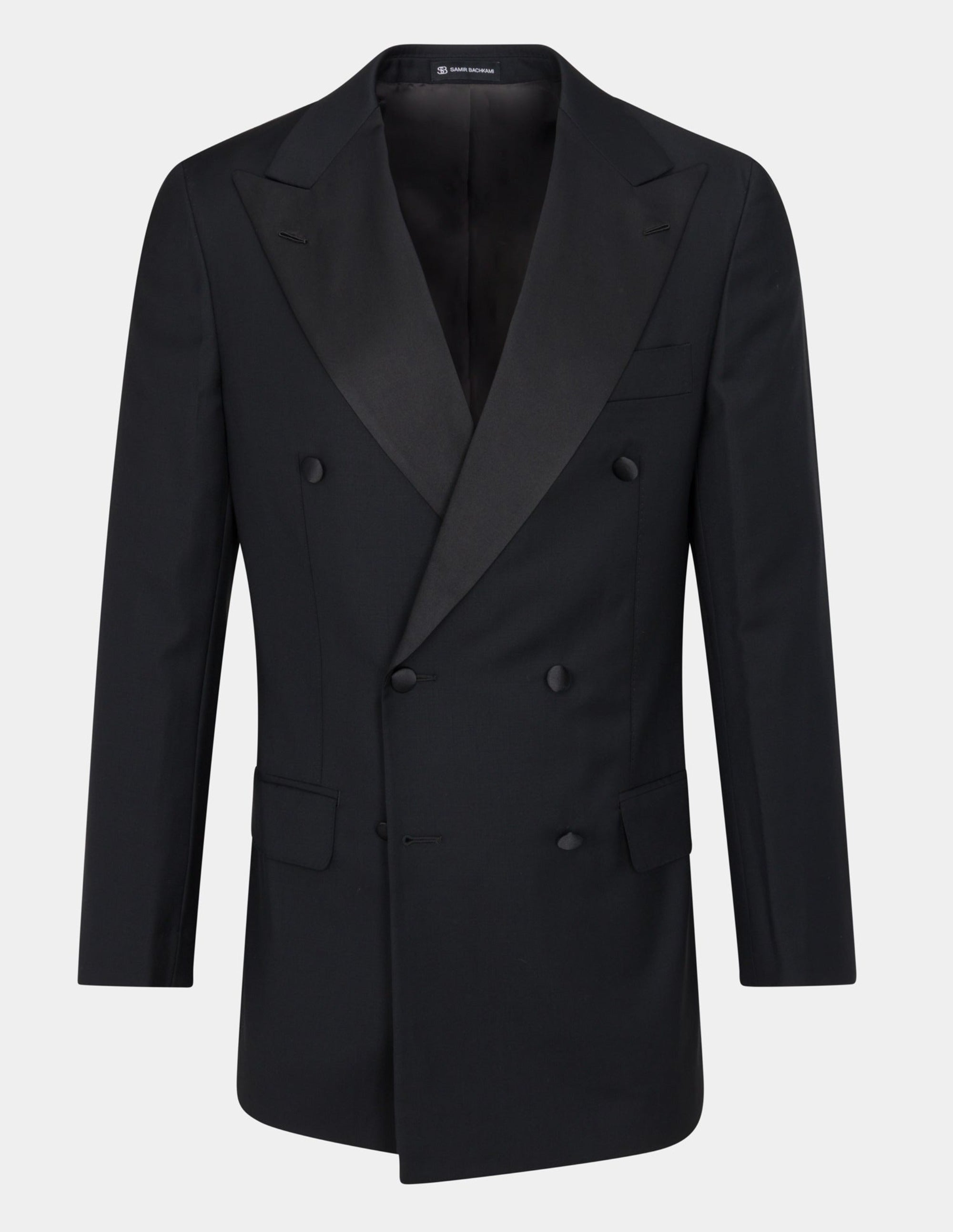 Black Double Breasted Tuxedo - Samir Bachkami