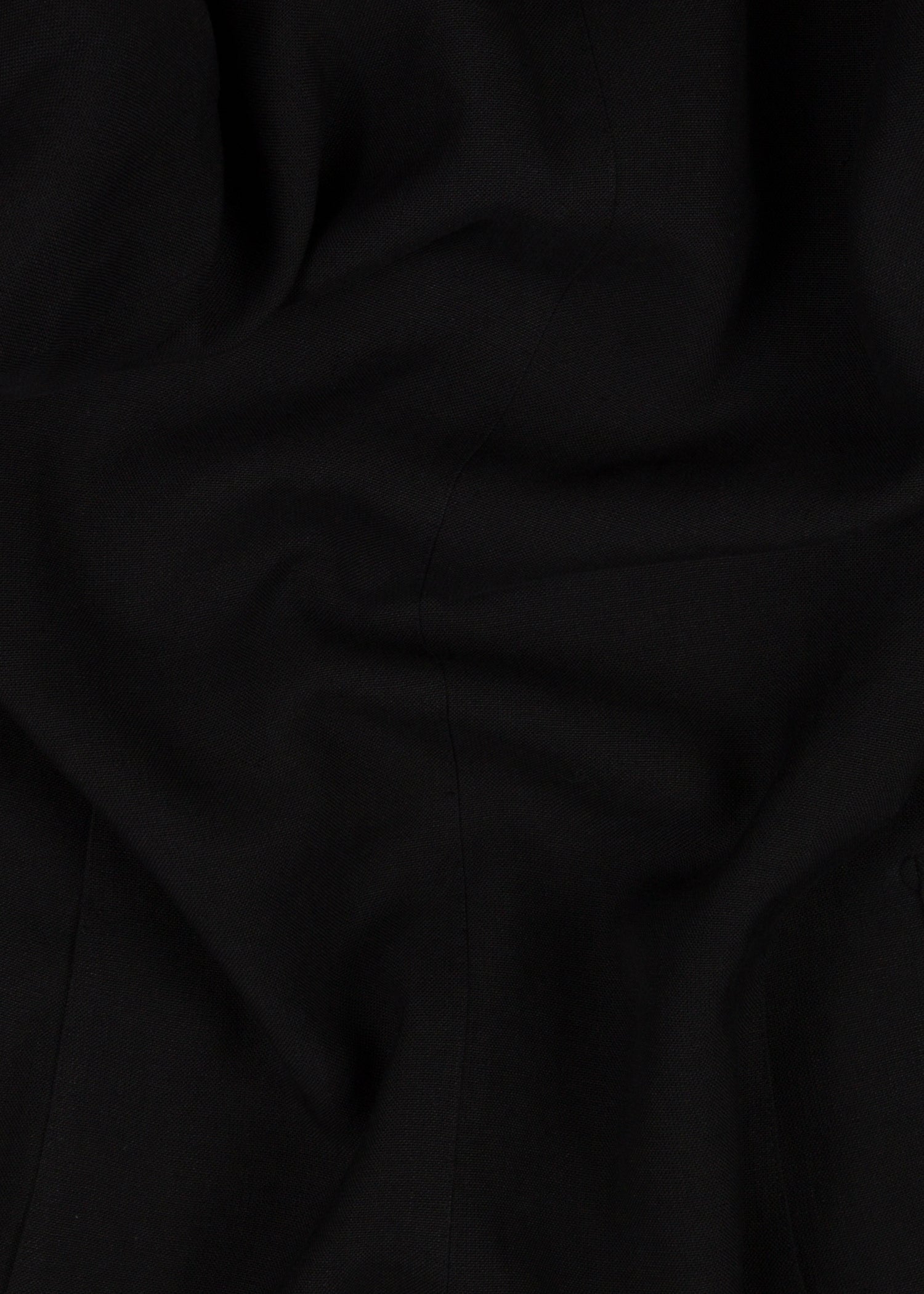 Black Linen Double Breasted Suit - Samir Bachkami