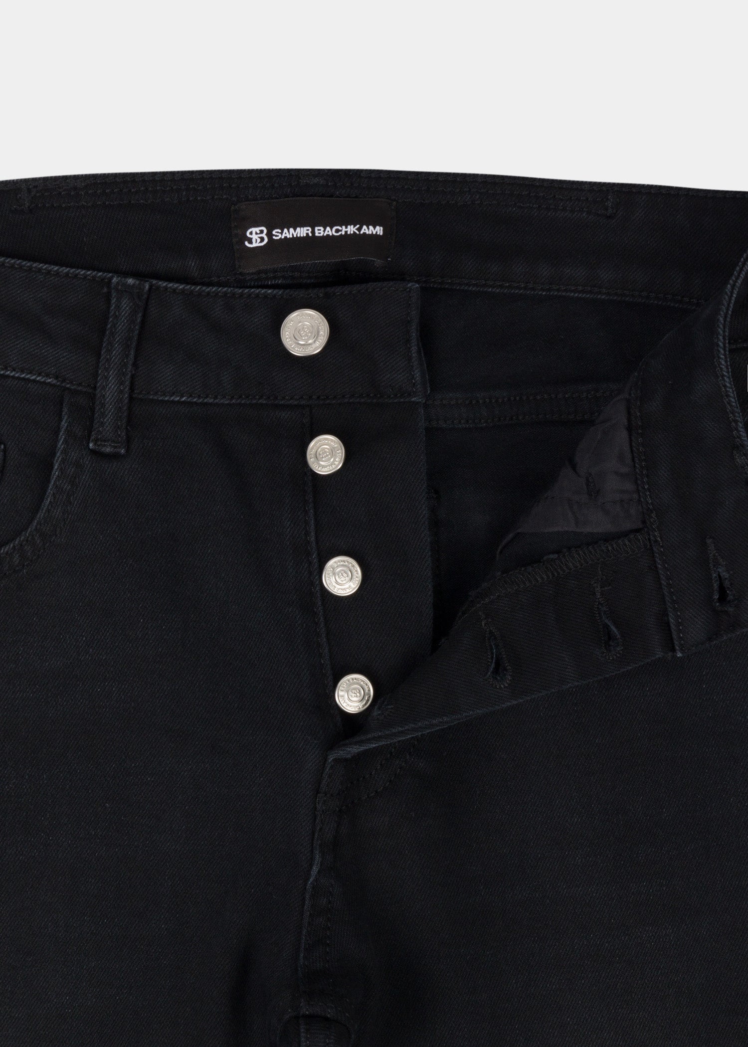 Black Regular Fit Jeans - Samir Bachkami