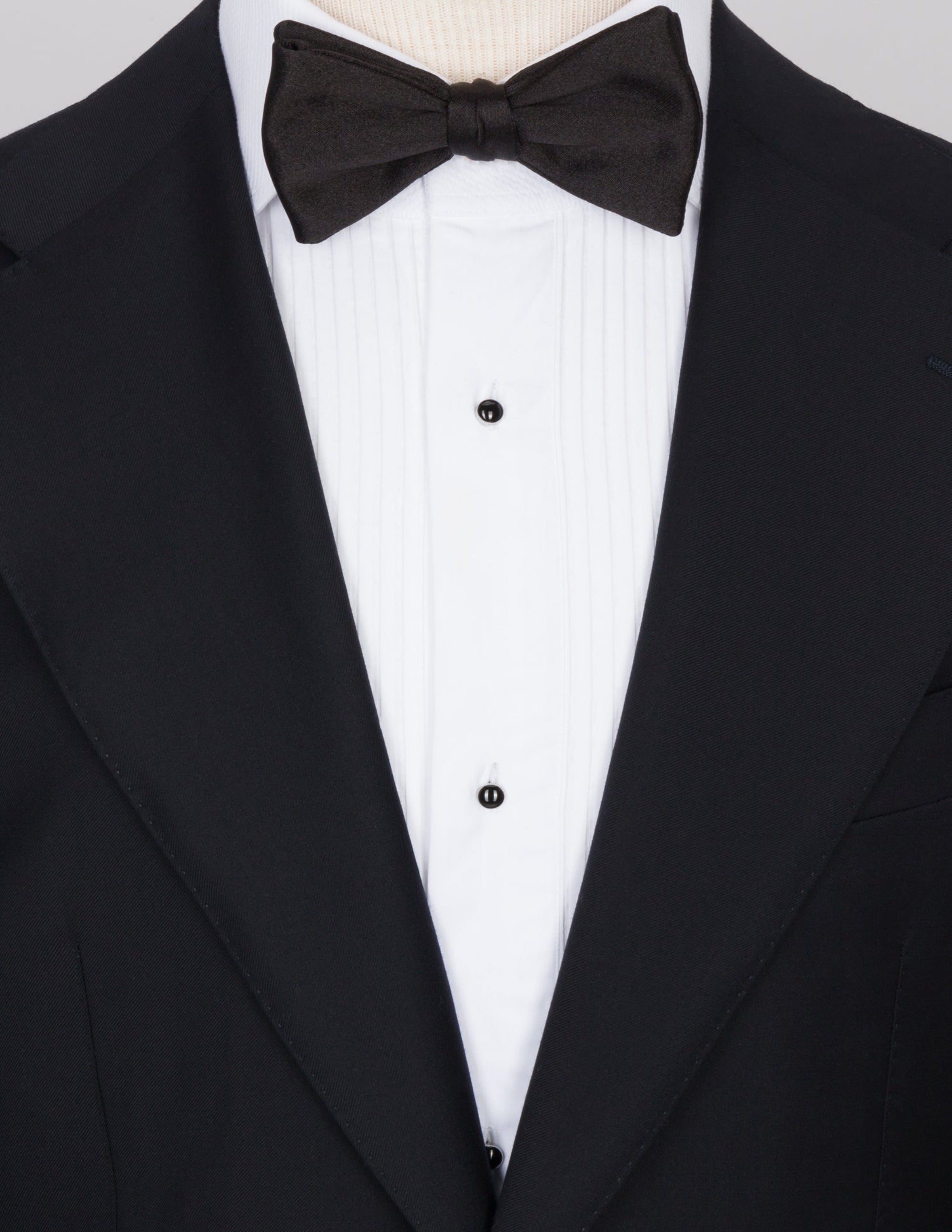 Black Silk Bow Tie - Samir Bachkami