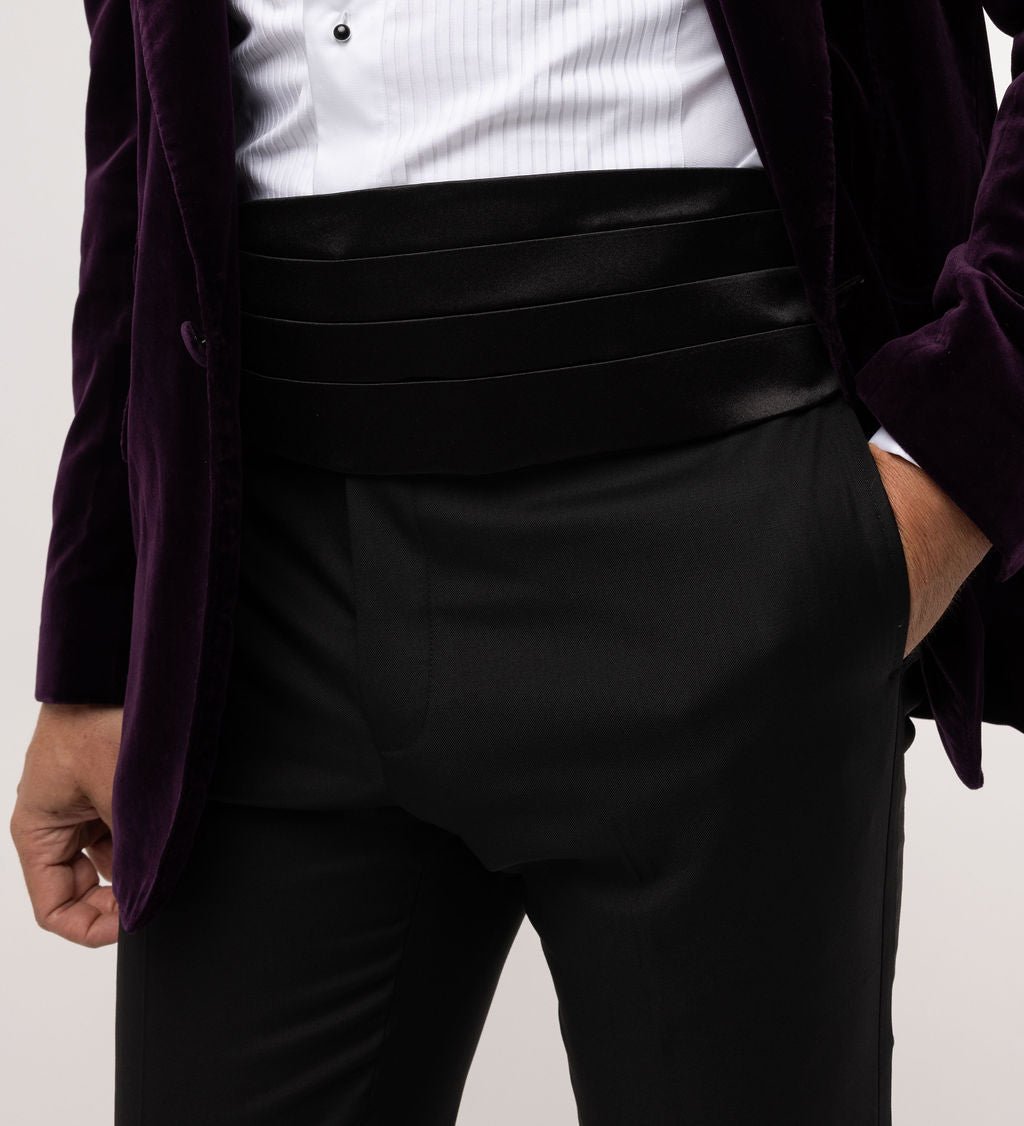 Black Silk Cummerband - Samir Bachkami