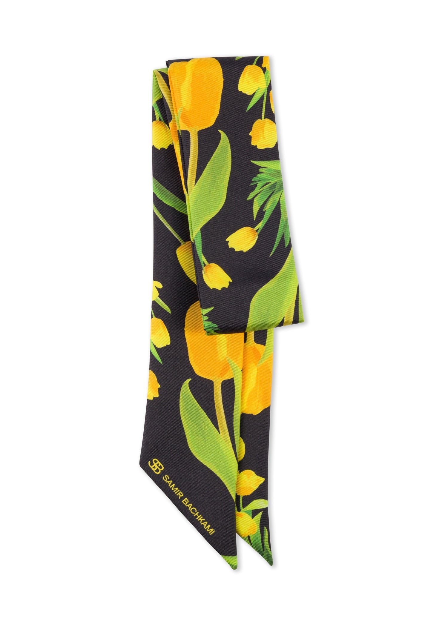 Black Tulips Handkerchief - Samir Bachkami