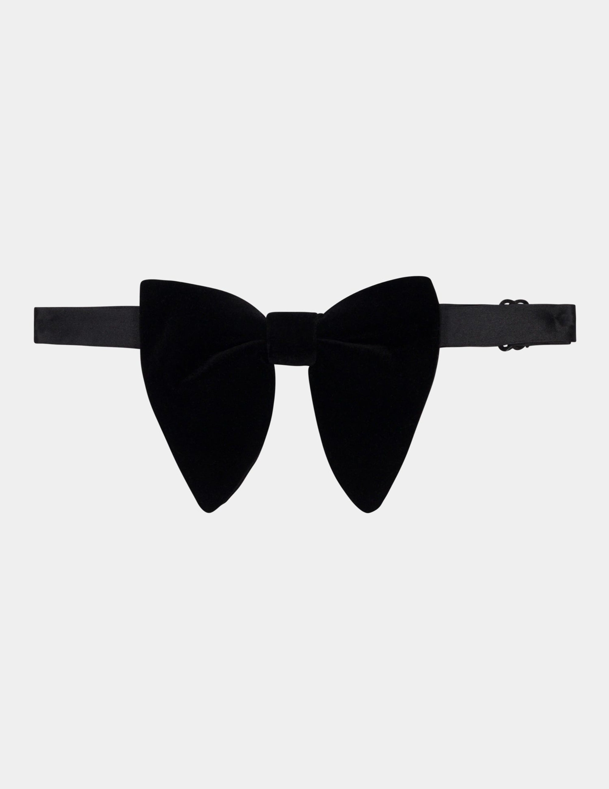 Black Velvet L Bow Tie - Samir Bachkami