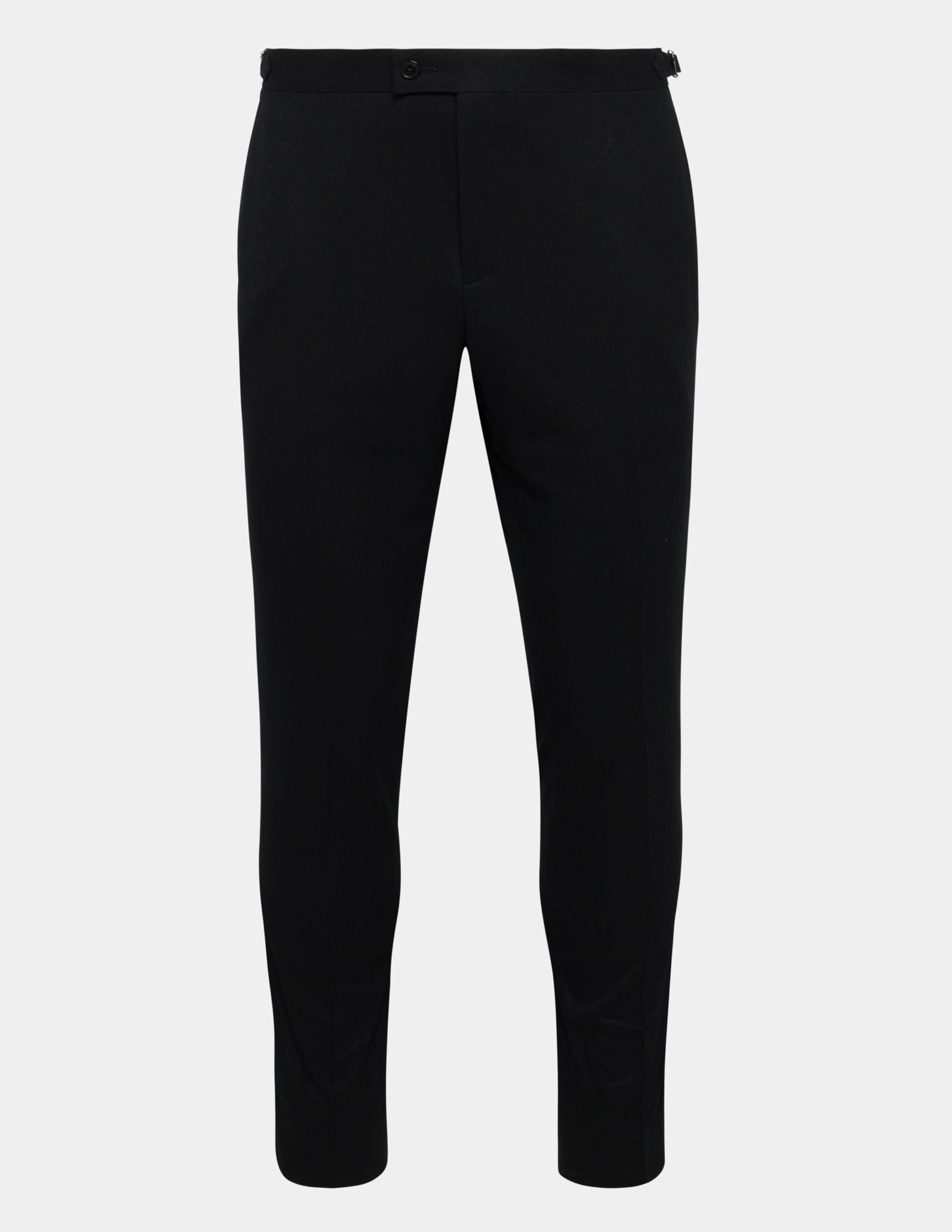 Black Wool Cashmere Notch Suit - Samir Bachkami