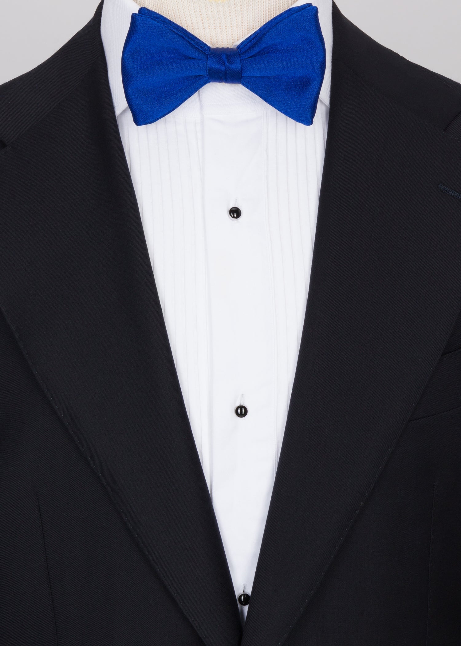 Blue Grenadine Silk Bow Tie - Samir Bachkami