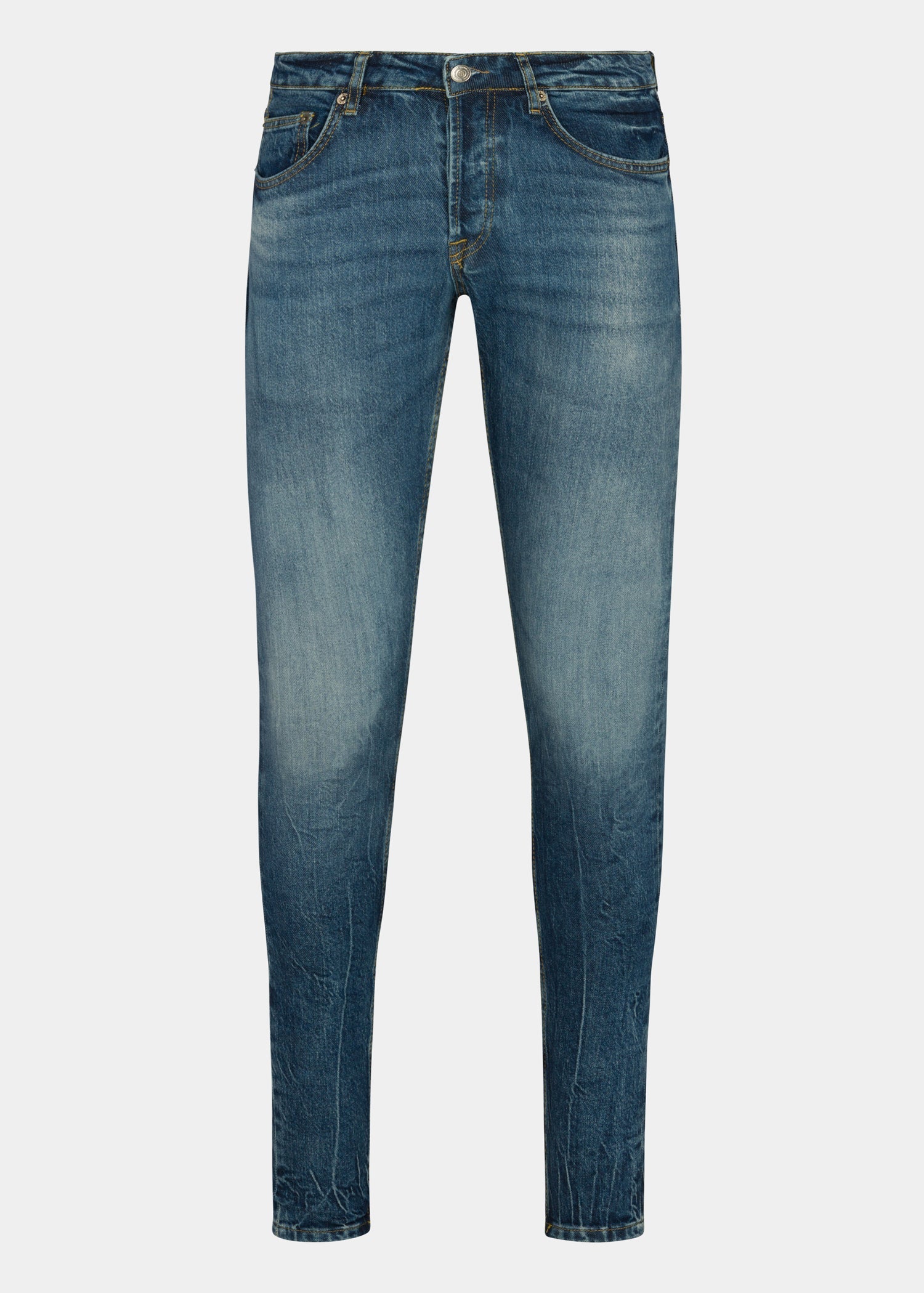 Blue Skinny Fit Jeans - Samir Bachkami