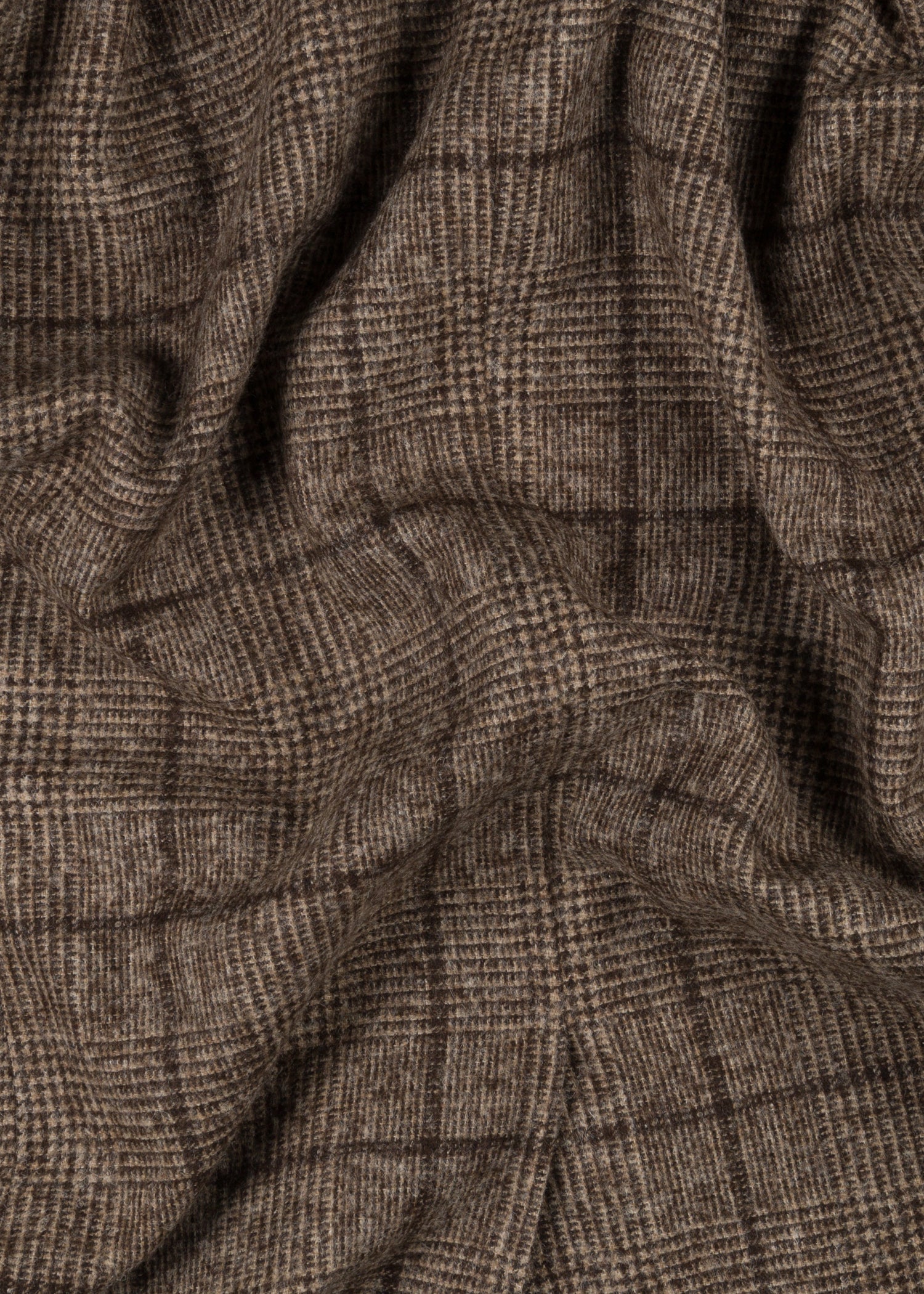 Brown Double-breasted Coat - Samir Bachkami