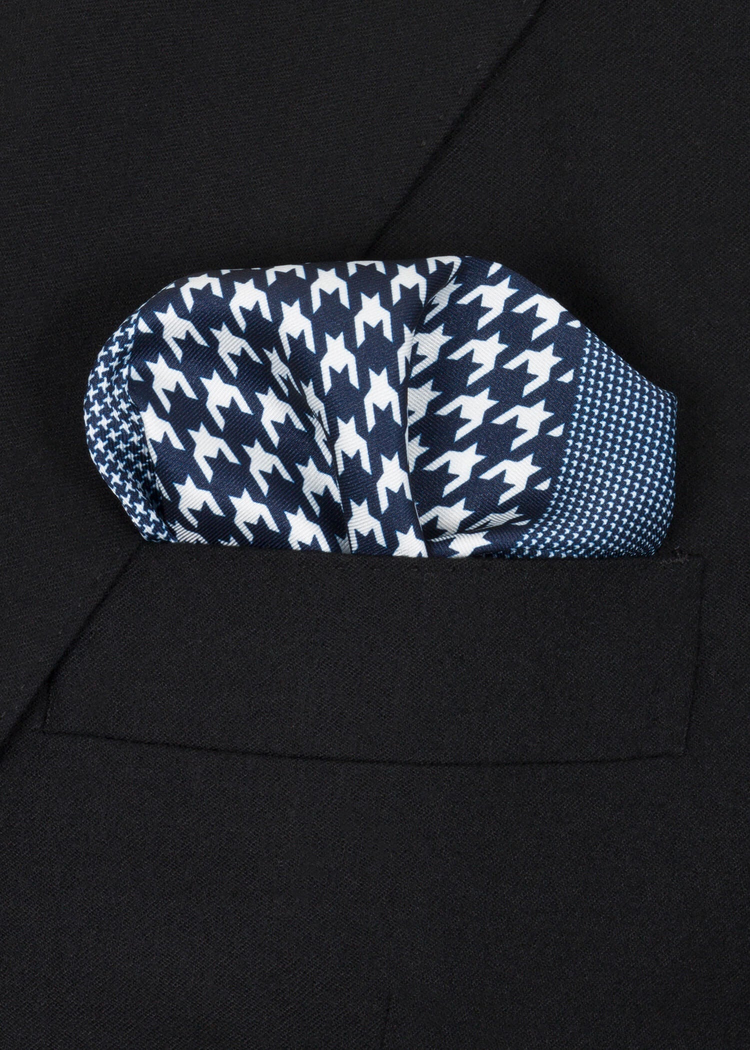 Dark Blue Pocket Square - Samir Bachkami