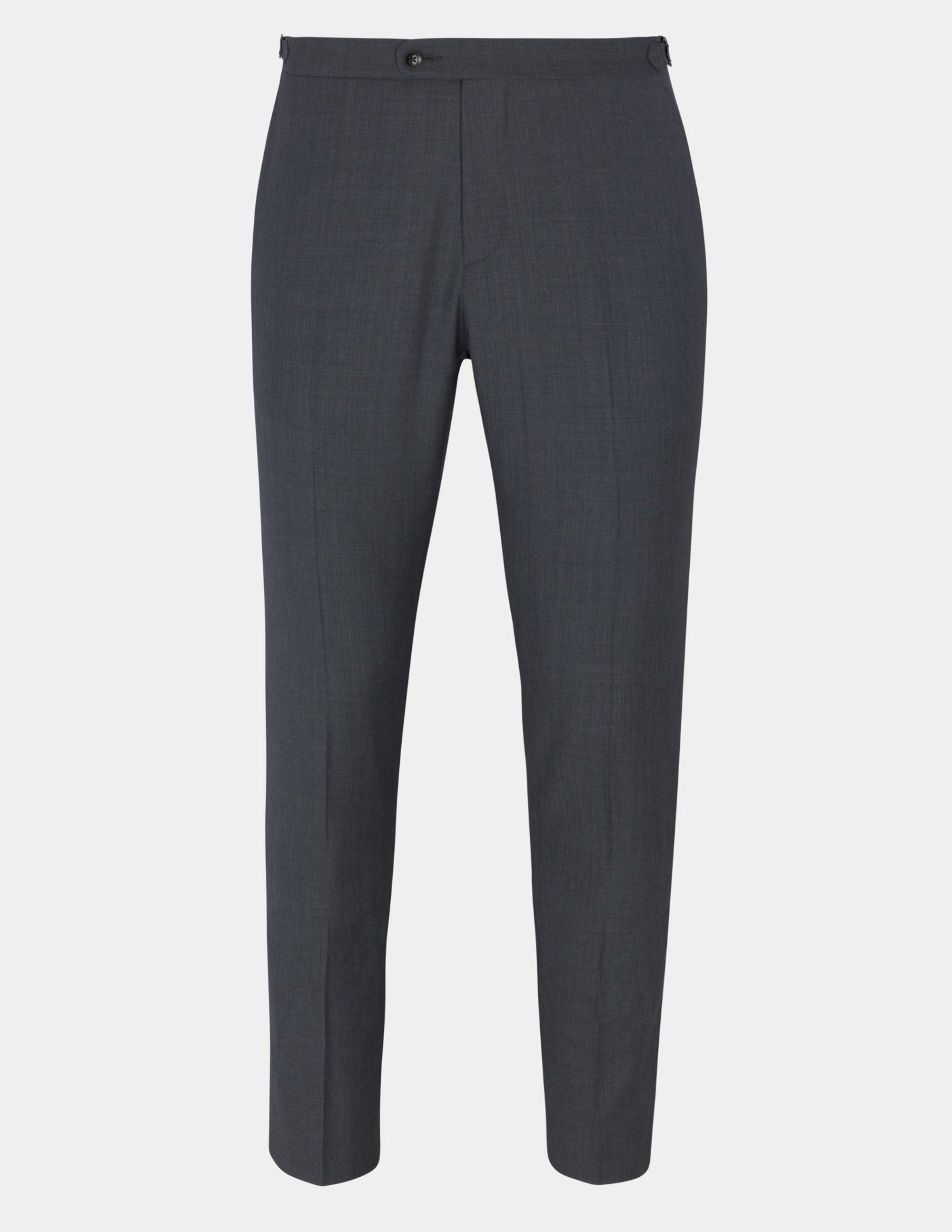 Dark Grey Single Breasted Suit - Samir Bachkami