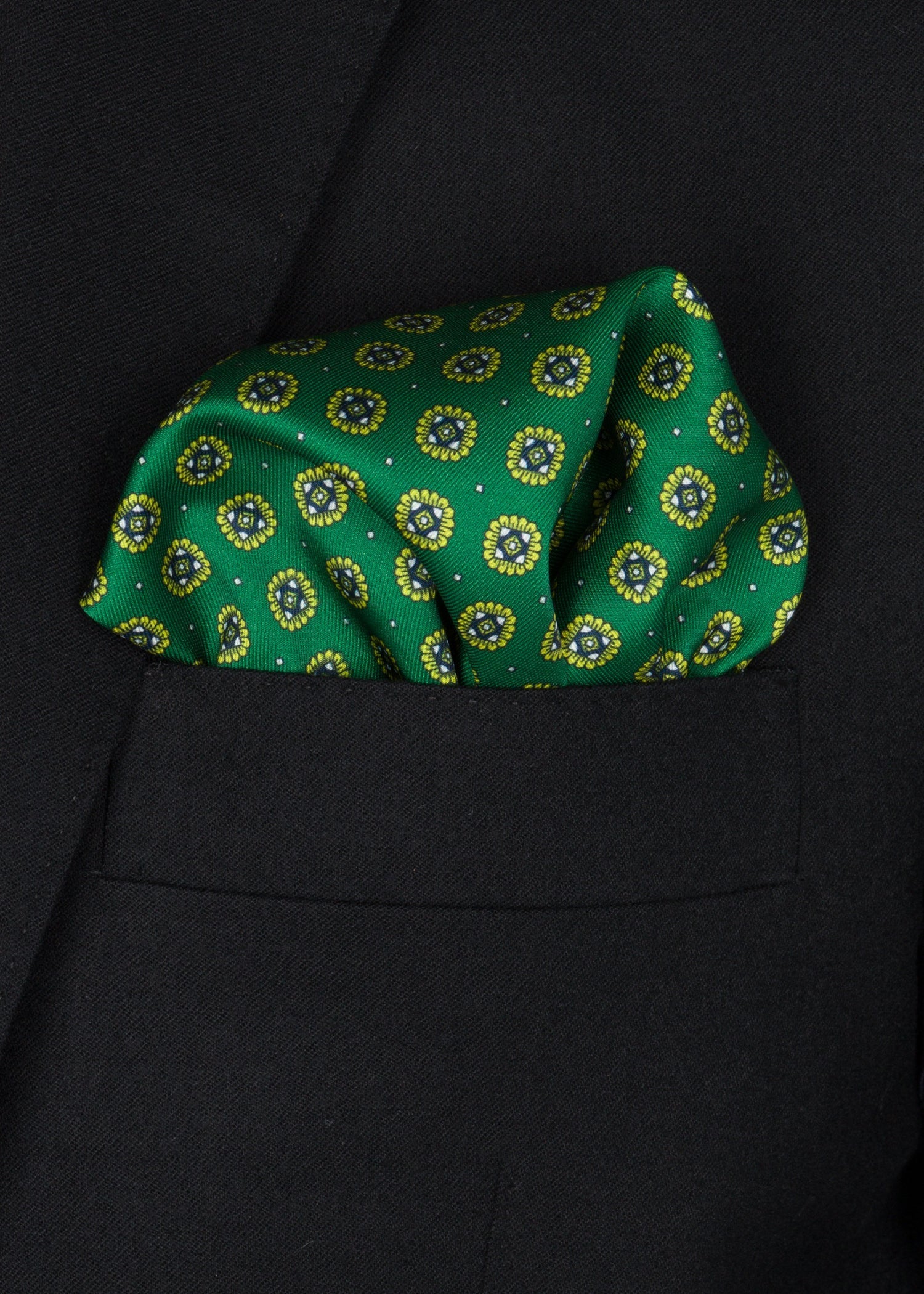 Green Pocket Square - Samir Bachkami