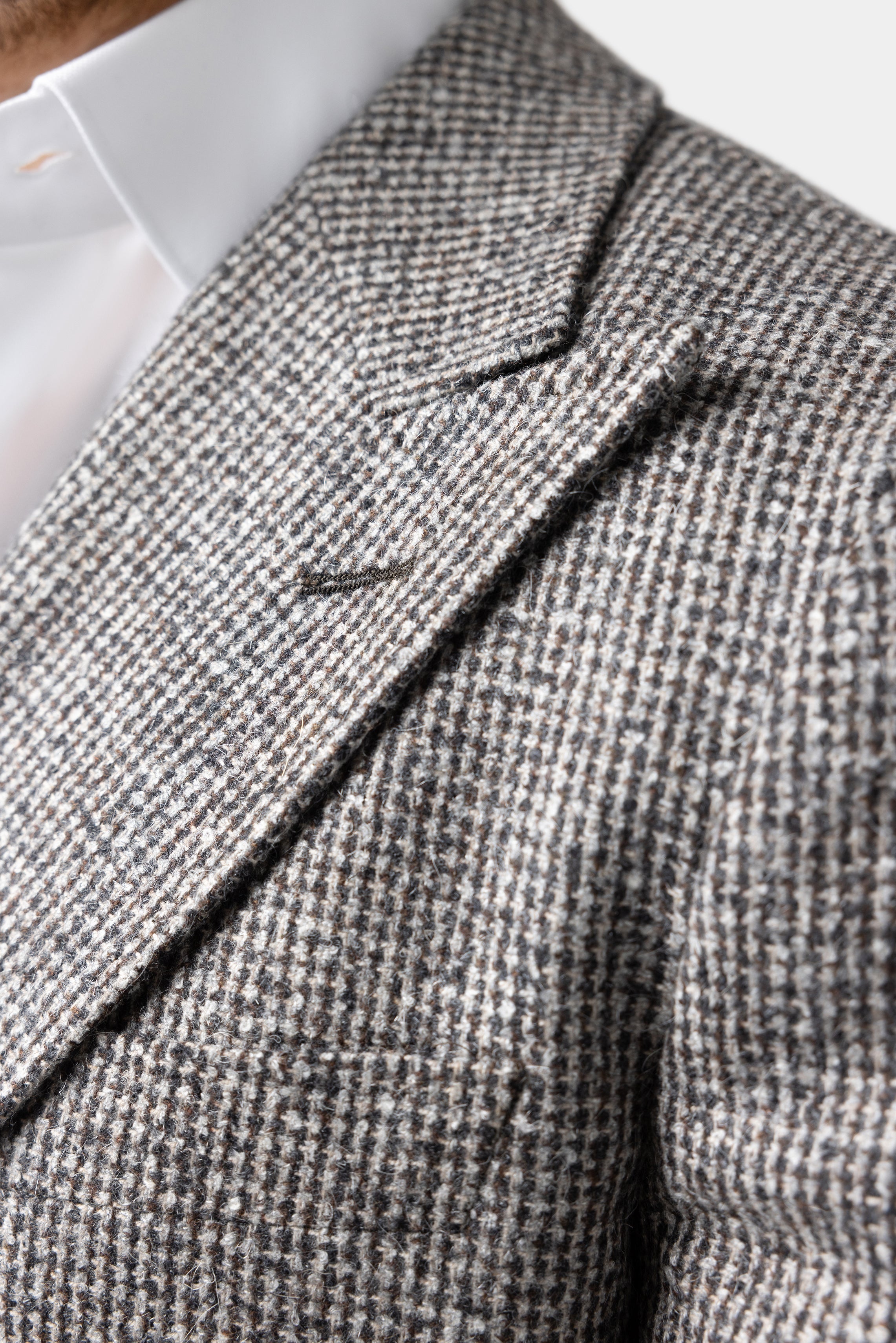 Grey Double breasted Coat - Samir Bachkami