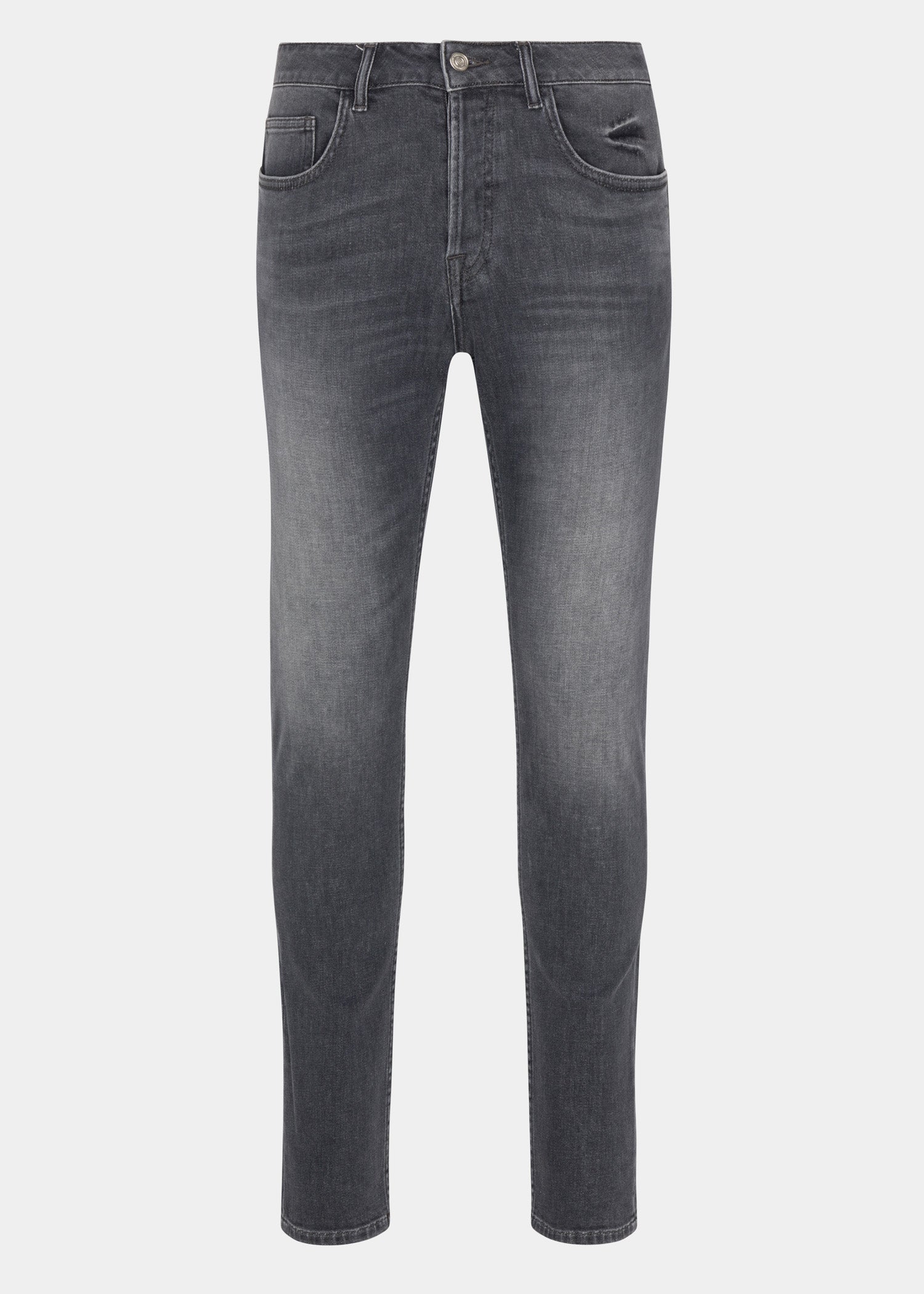 Grey Regular Fit Jeans - Samir Bachkami