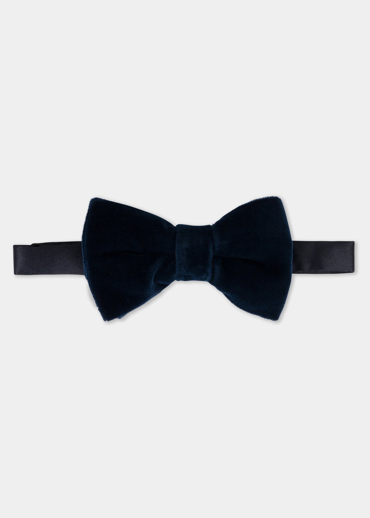 Light Blue Velvet Bow Tie - Samir Bachkami