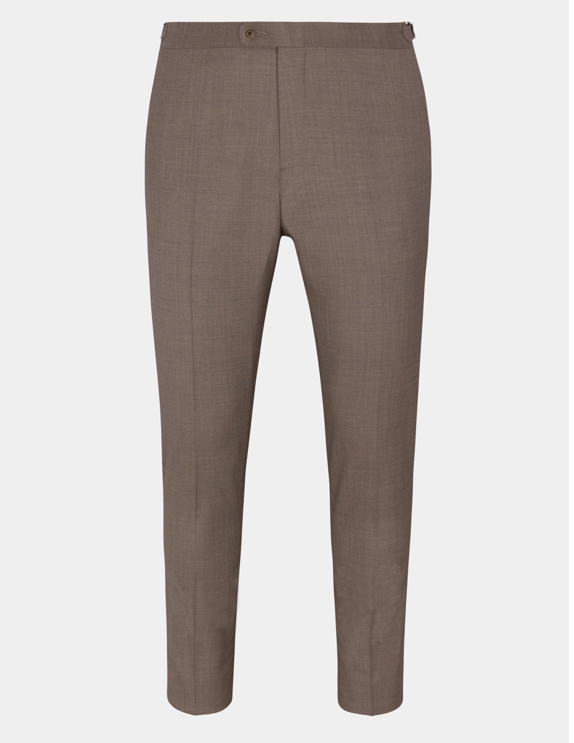 Light Brown Single Breasted Suit - Samir Bachkami