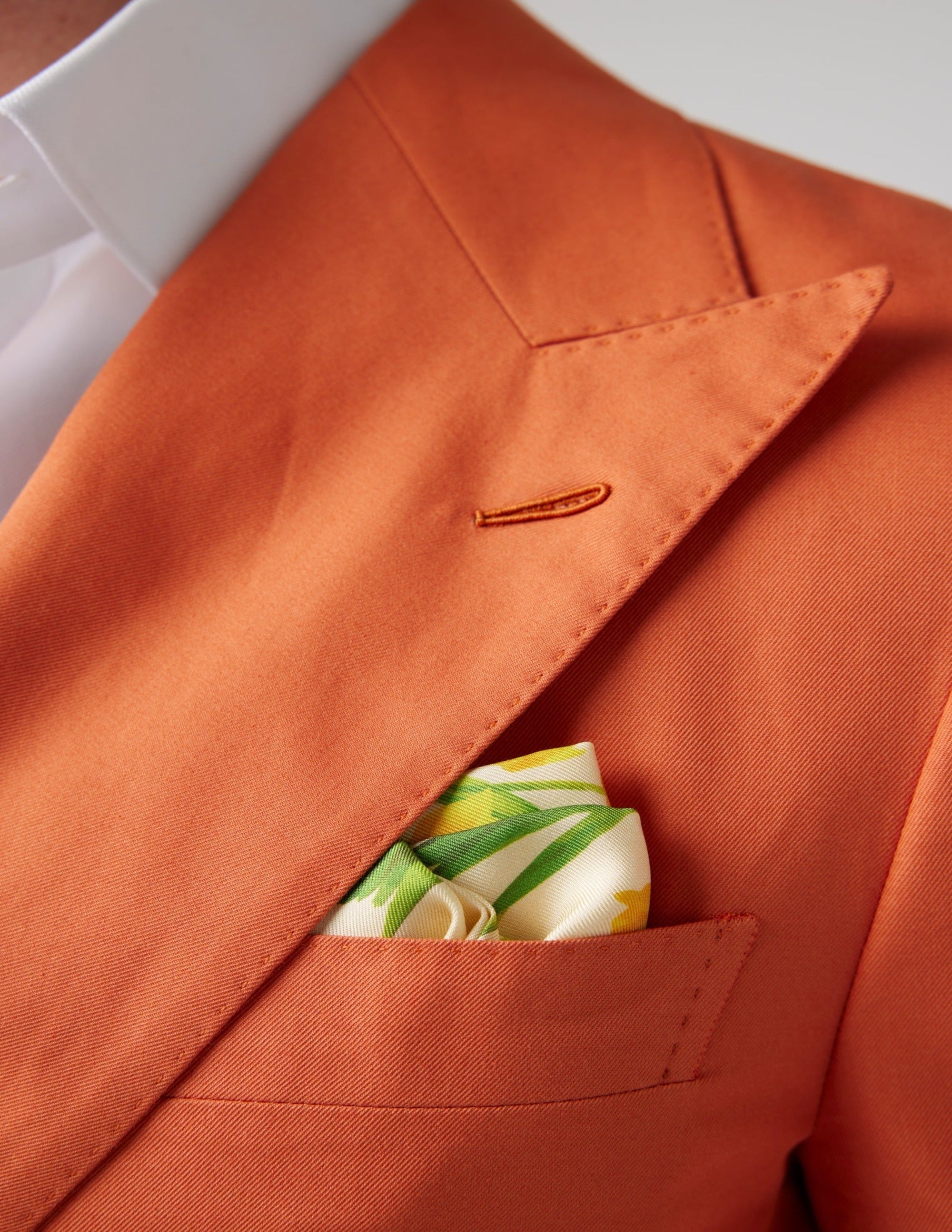 Light Orange Double Breasted Jacket - Samir Bachkami