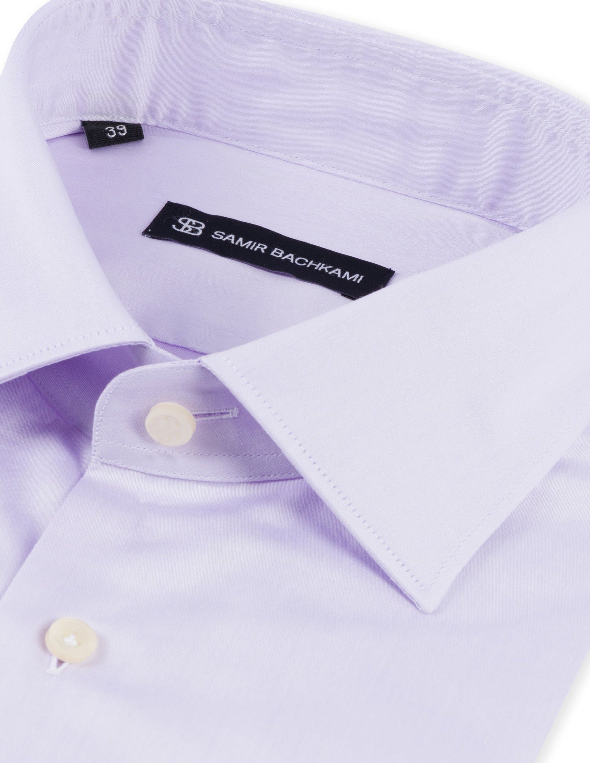 Light Purple Slim Fit Shirt - Samir Bachkami