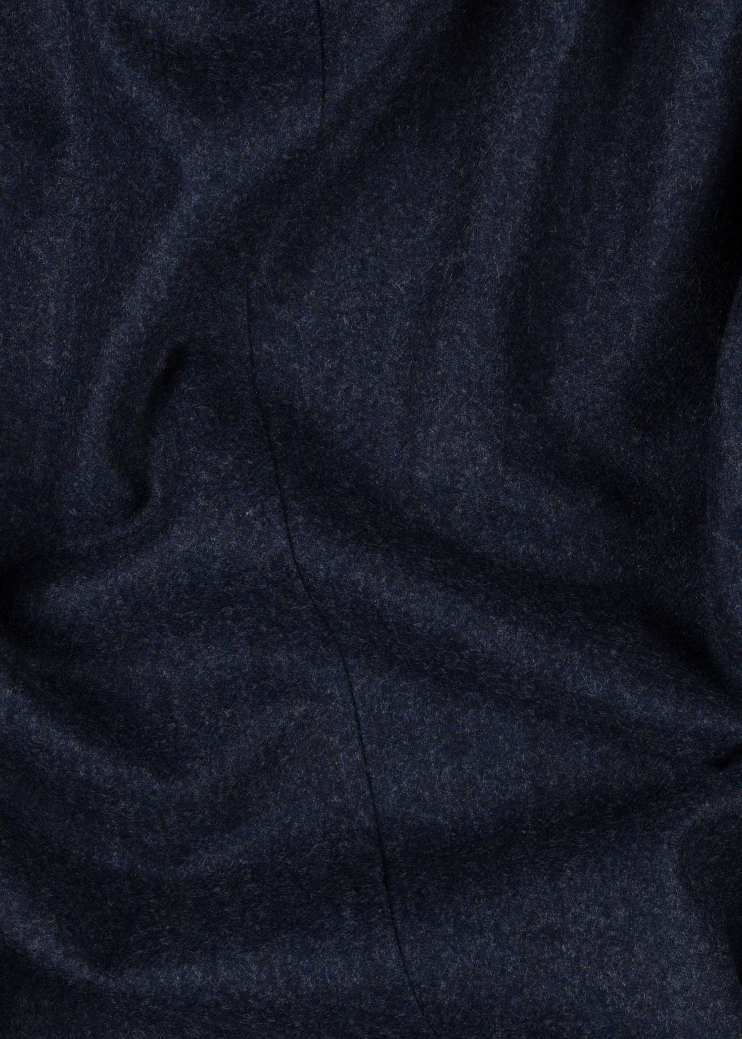 Navy Blue Double-breasted Coat - Samir Bachkami