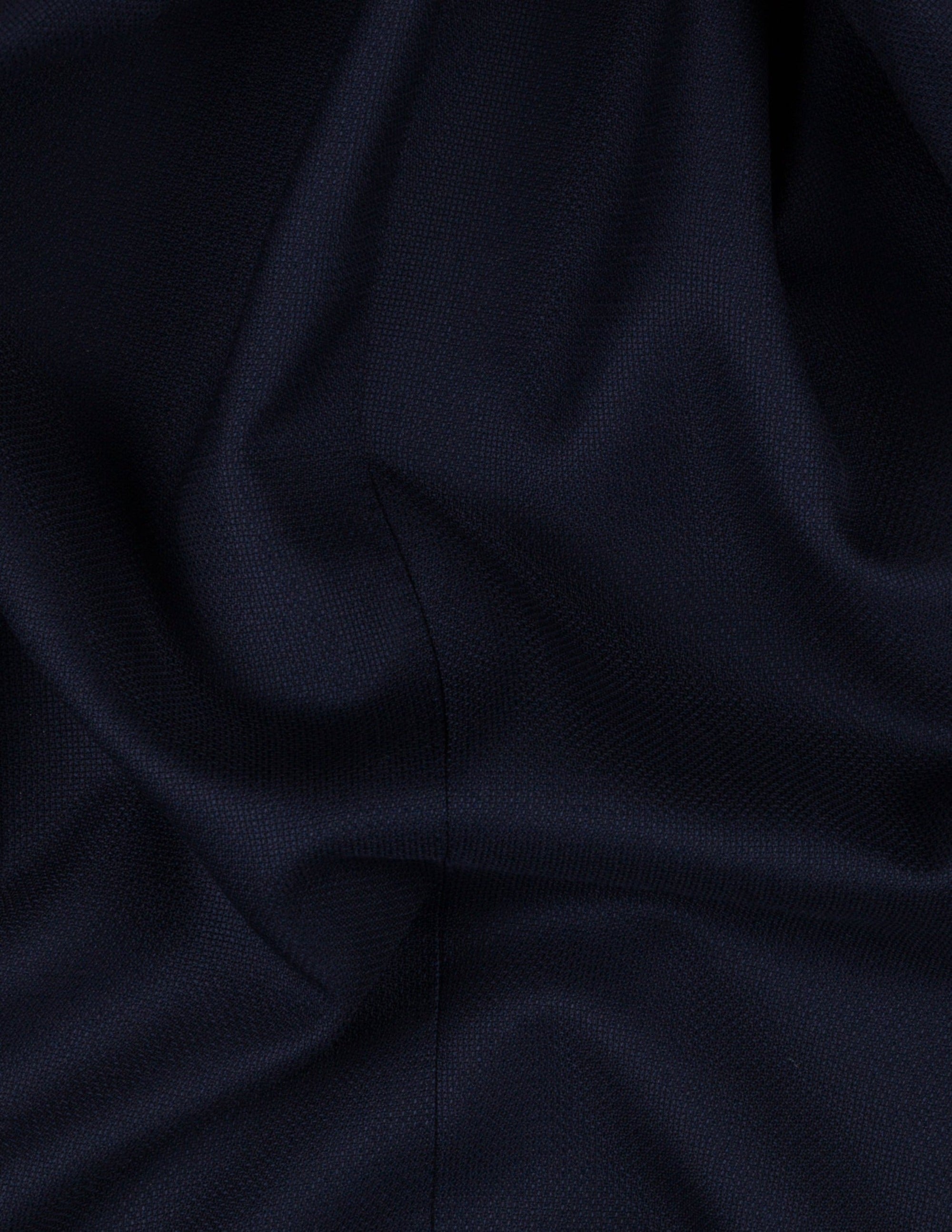 Navy Blue Single Breasted Suit - Samir Bachkami