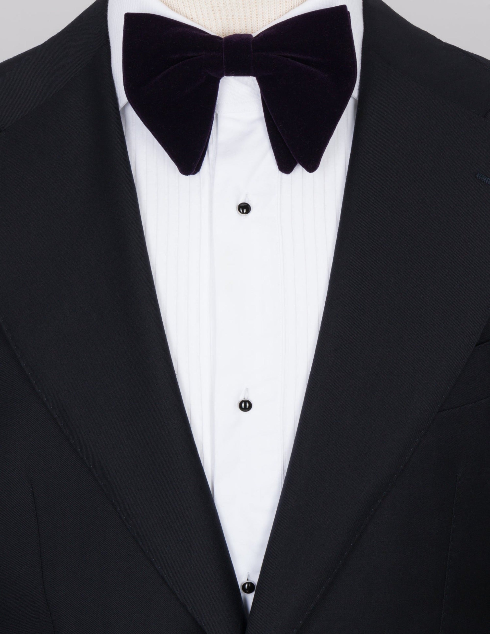 Purple Velvet L Bow Tie - Samir Bachkami