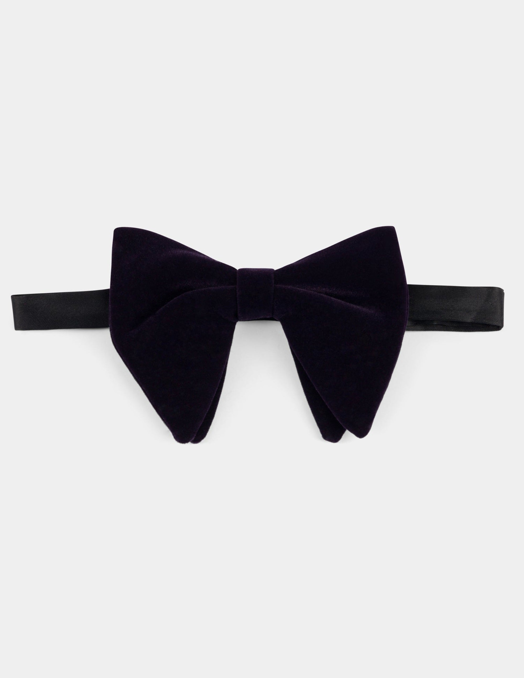 Purple Velvet L Bow Tie - Samir Bachkami