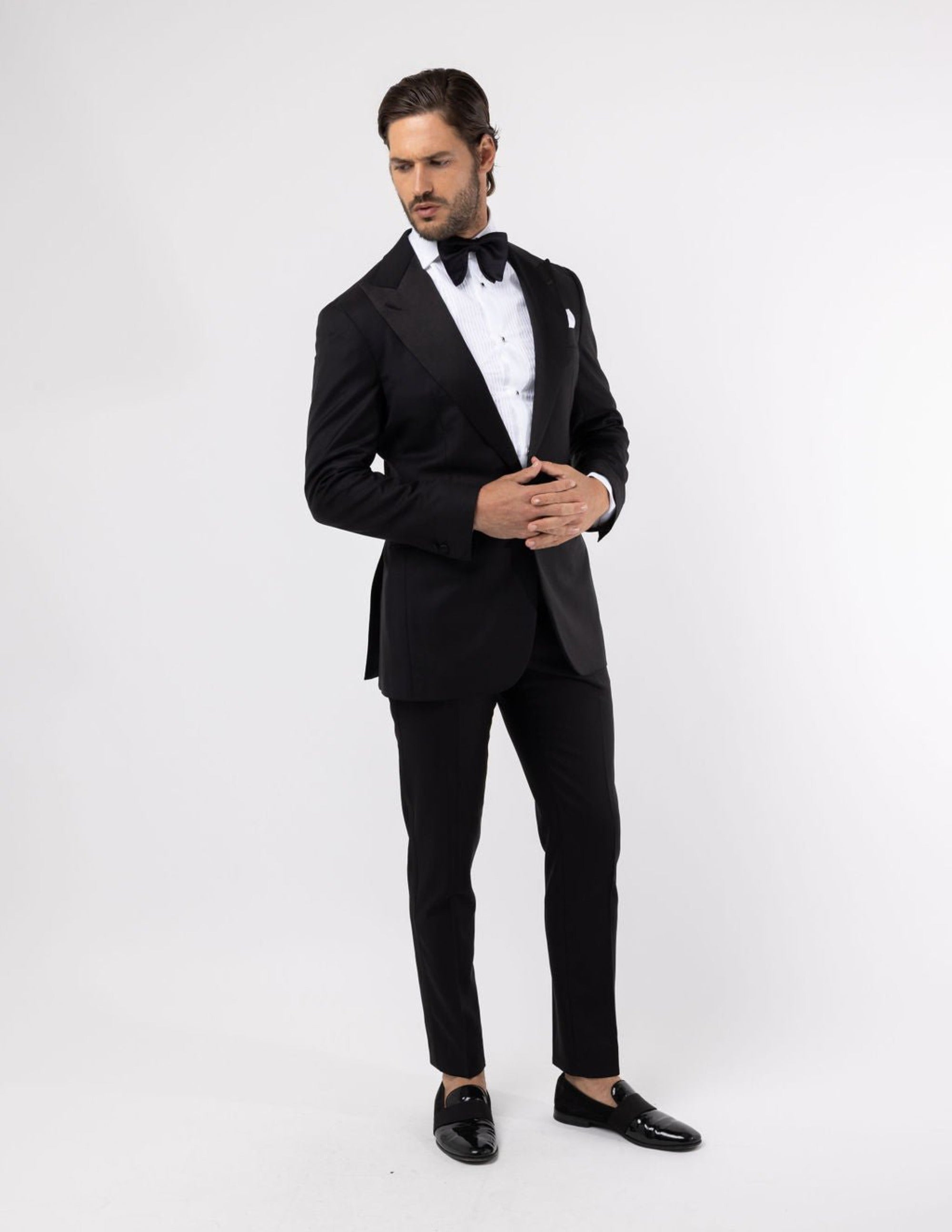 Single-Breasted Tuxedo Suit - Samir Bachkami