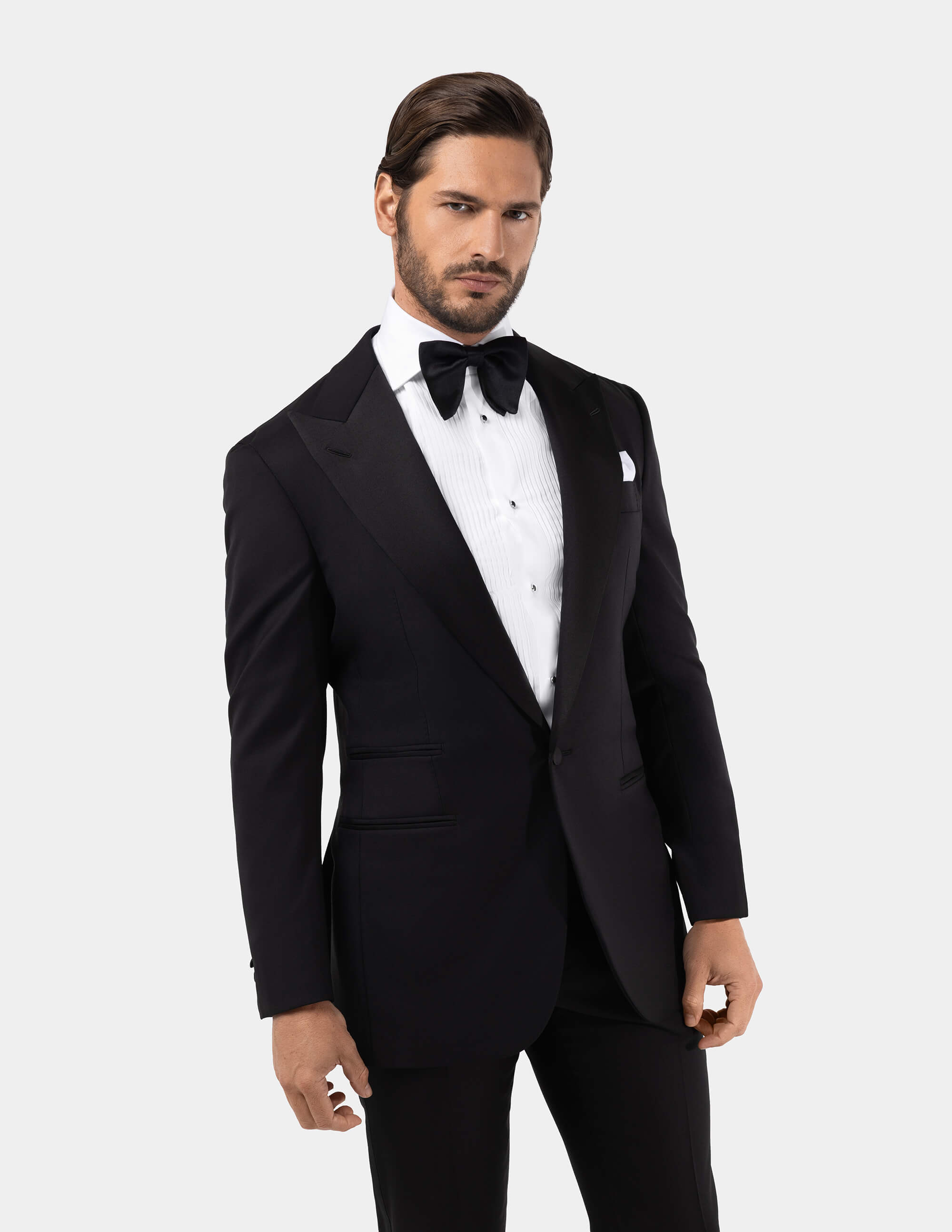 Single-Breasted Tuxedo Suit - Samir Bachkami