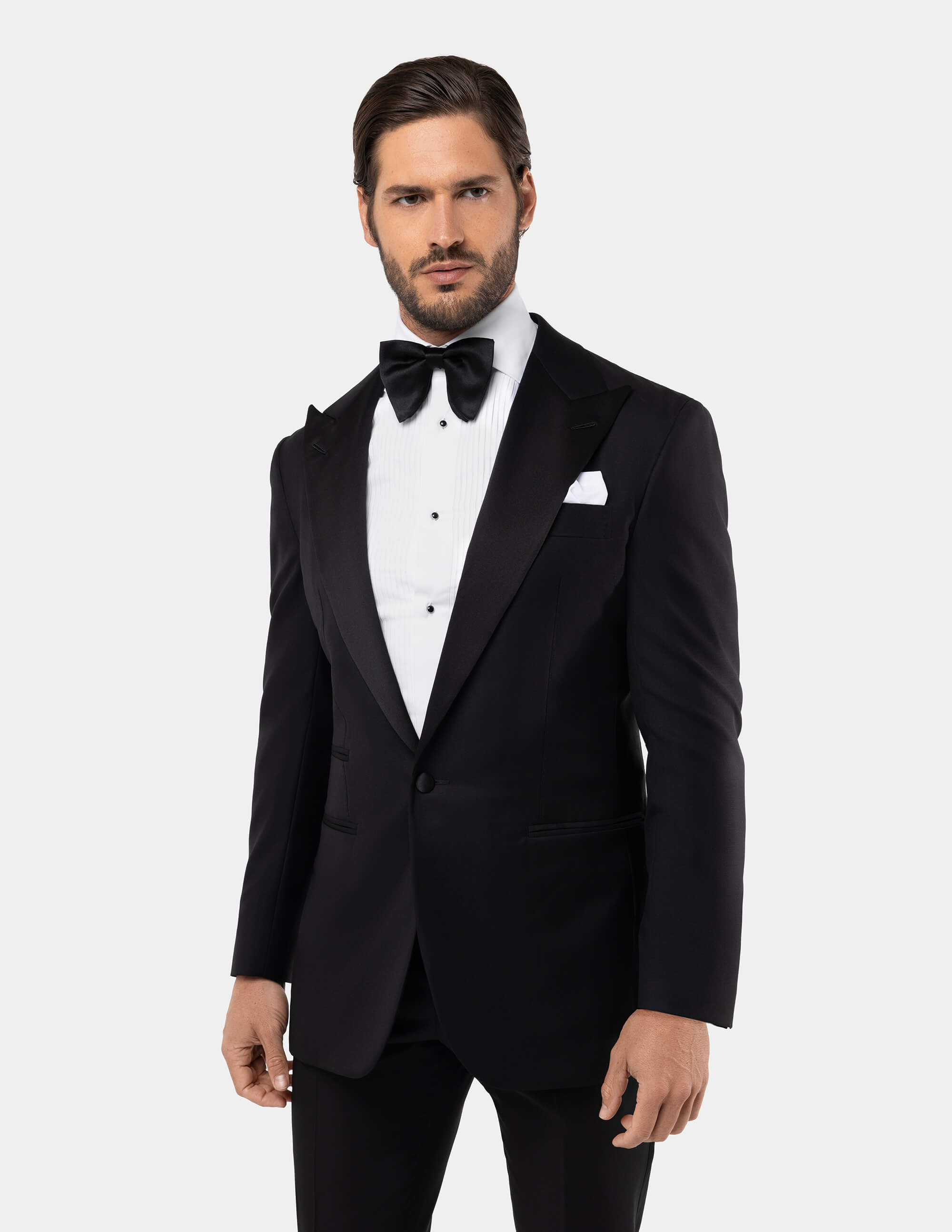 Single-Breasted Tuxedo Suit - Samir Bachkami