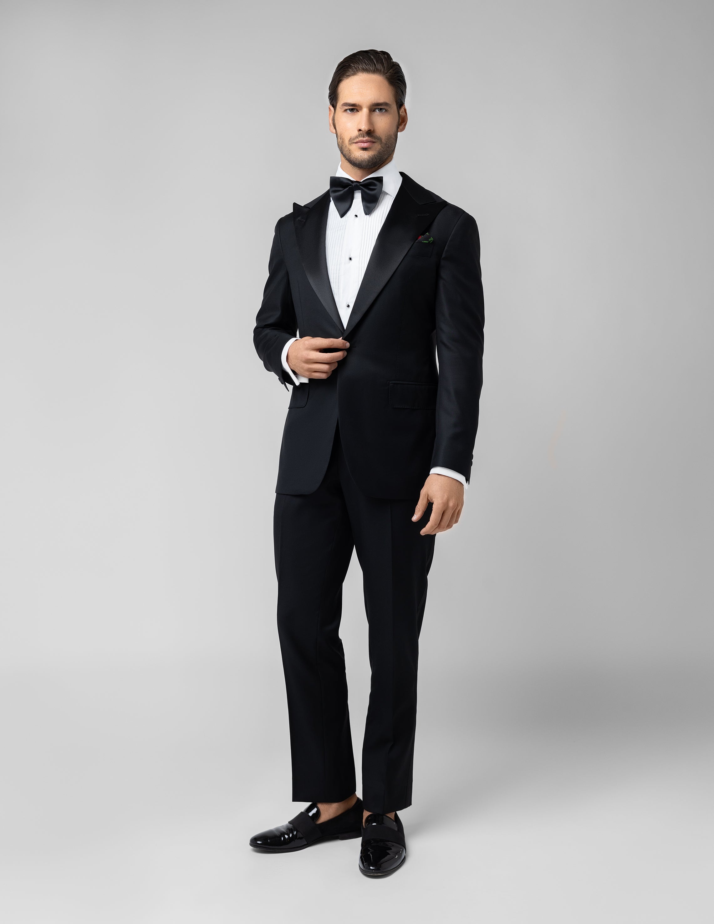 Single-Breasted Tuxedo Suit - Samir Bachkami