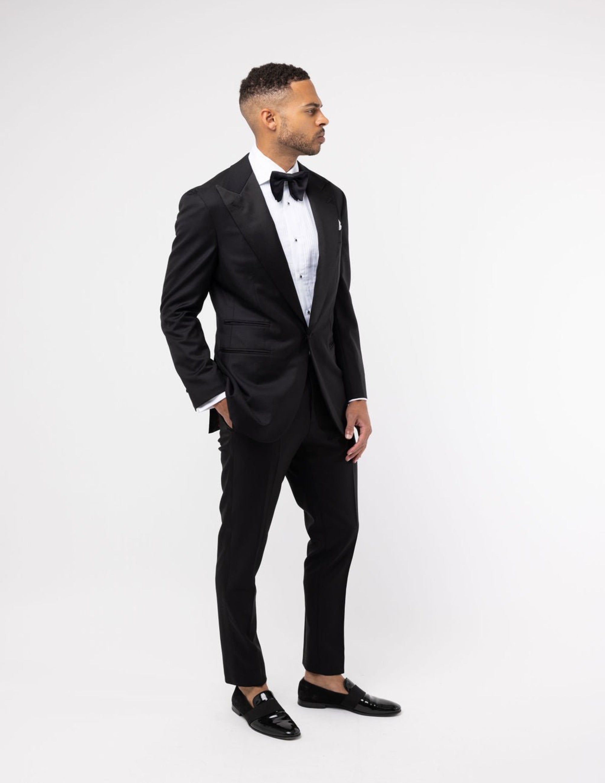 Single-Breasted Tuxedo Suit - Samir Bachkami