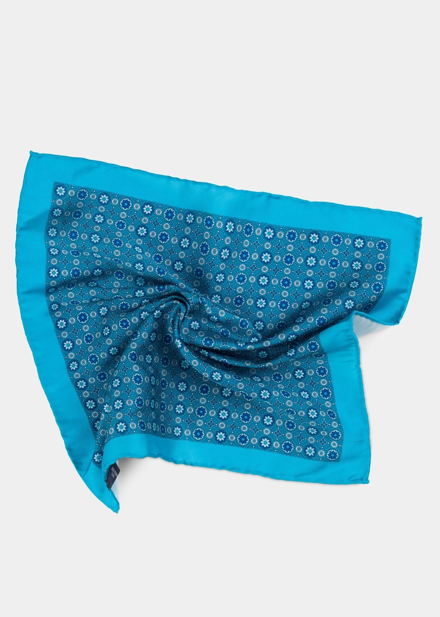 Turquoise Pocket Square - Samir Bachkami