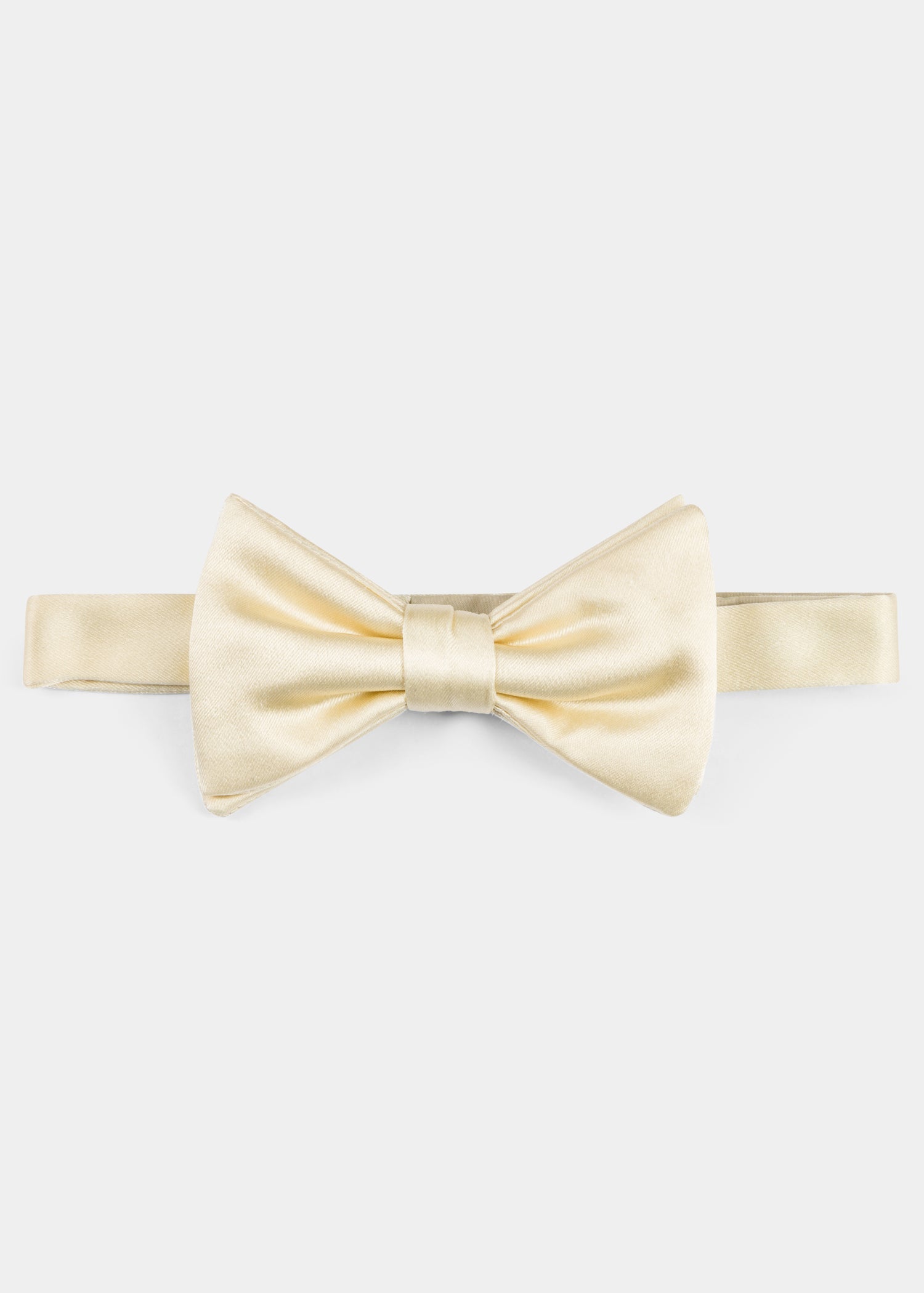 White Amantea Silk Bow Tie - Samir Bachkami